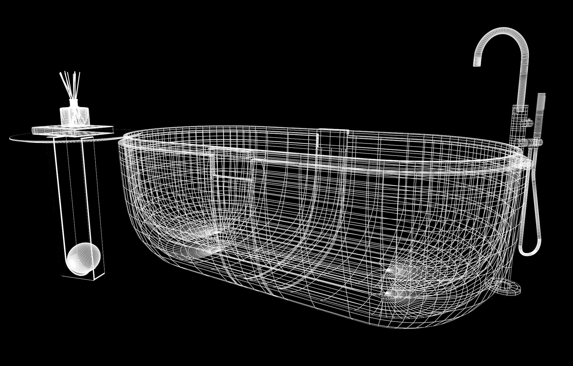 tub 3D model 3D model_8