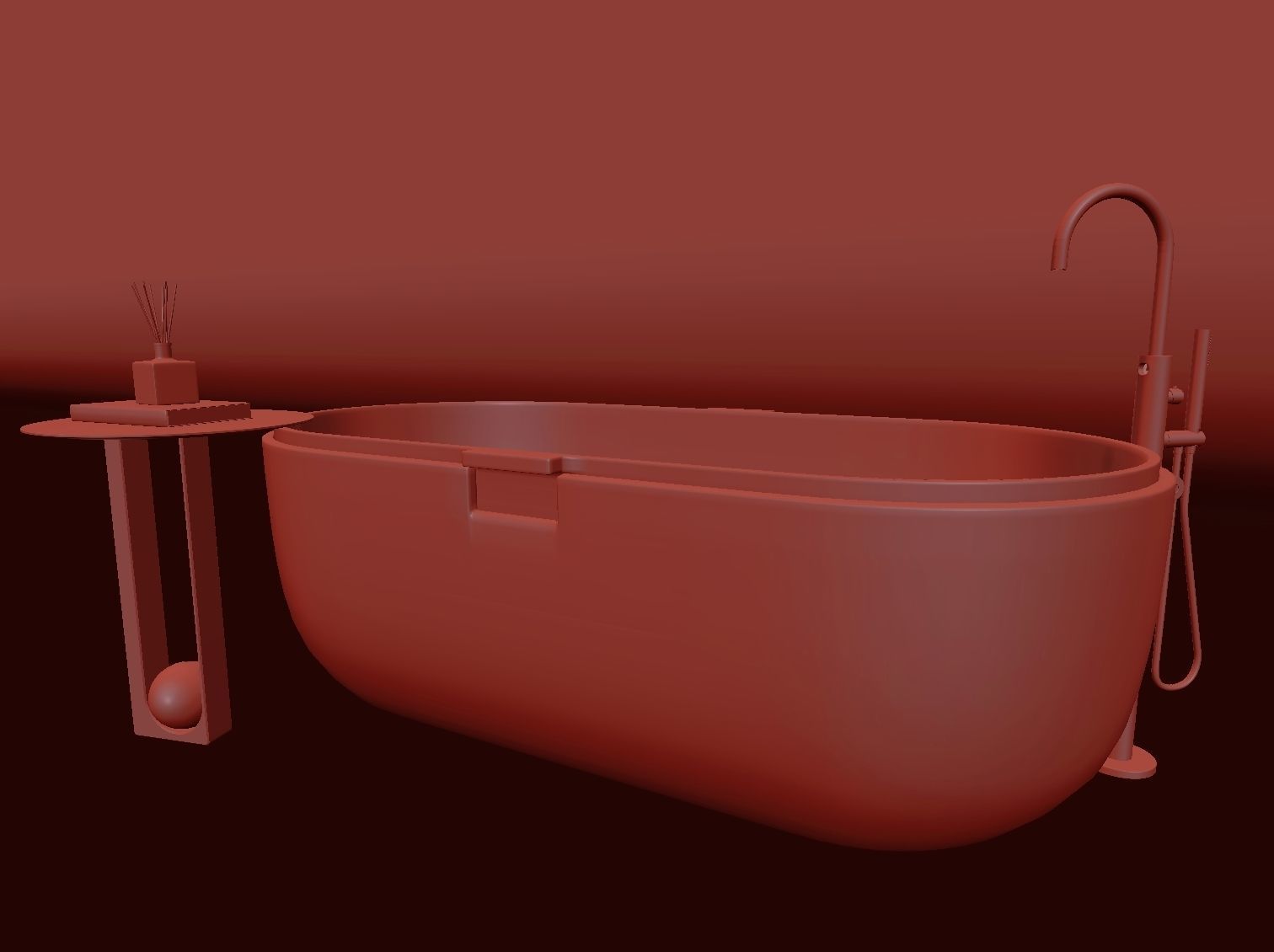 tub 3D model 3D model_9