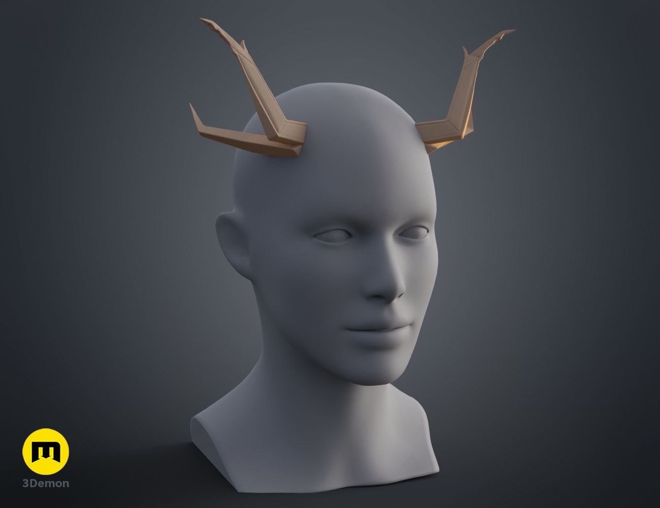 Dusk Horns Arknights 3D print model_5