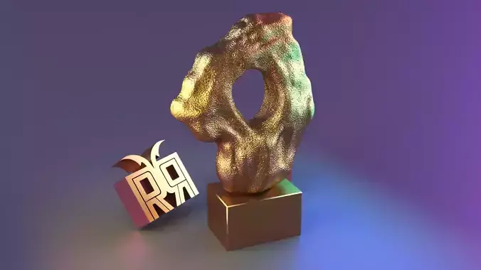 rock stand decor 3D print model