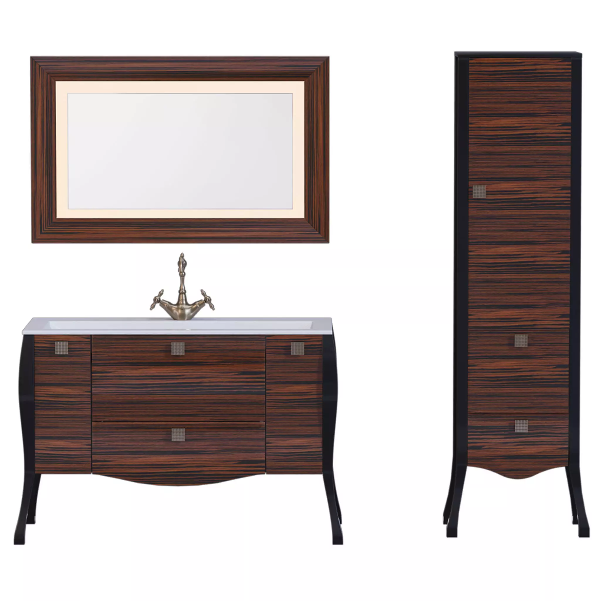 Furniture set Madonna 120 Ebony 3D model