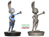 Fanart Zootopia Police Officer Judy Hopps Showing Her Badge 3D model 3D ...