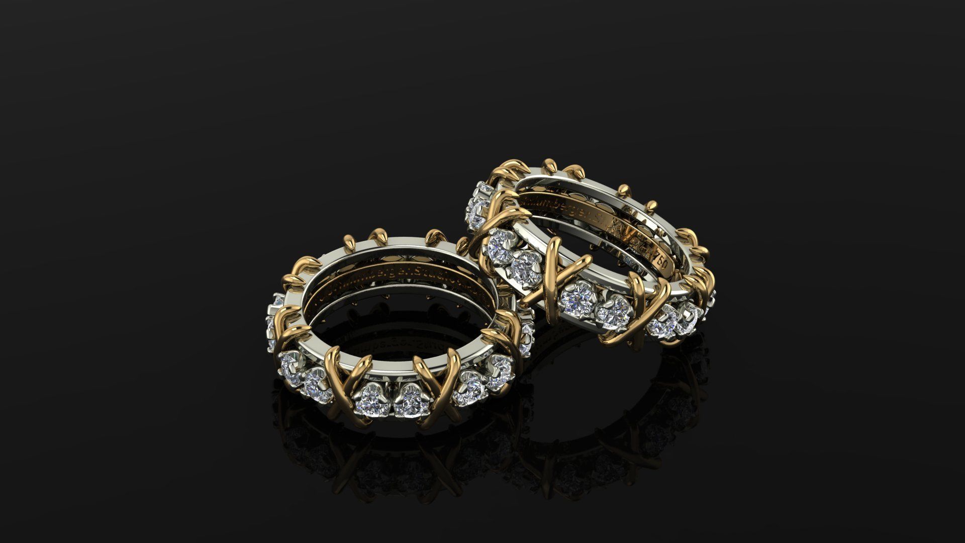 Tiffany Ring This model is like the original 3D print model_3