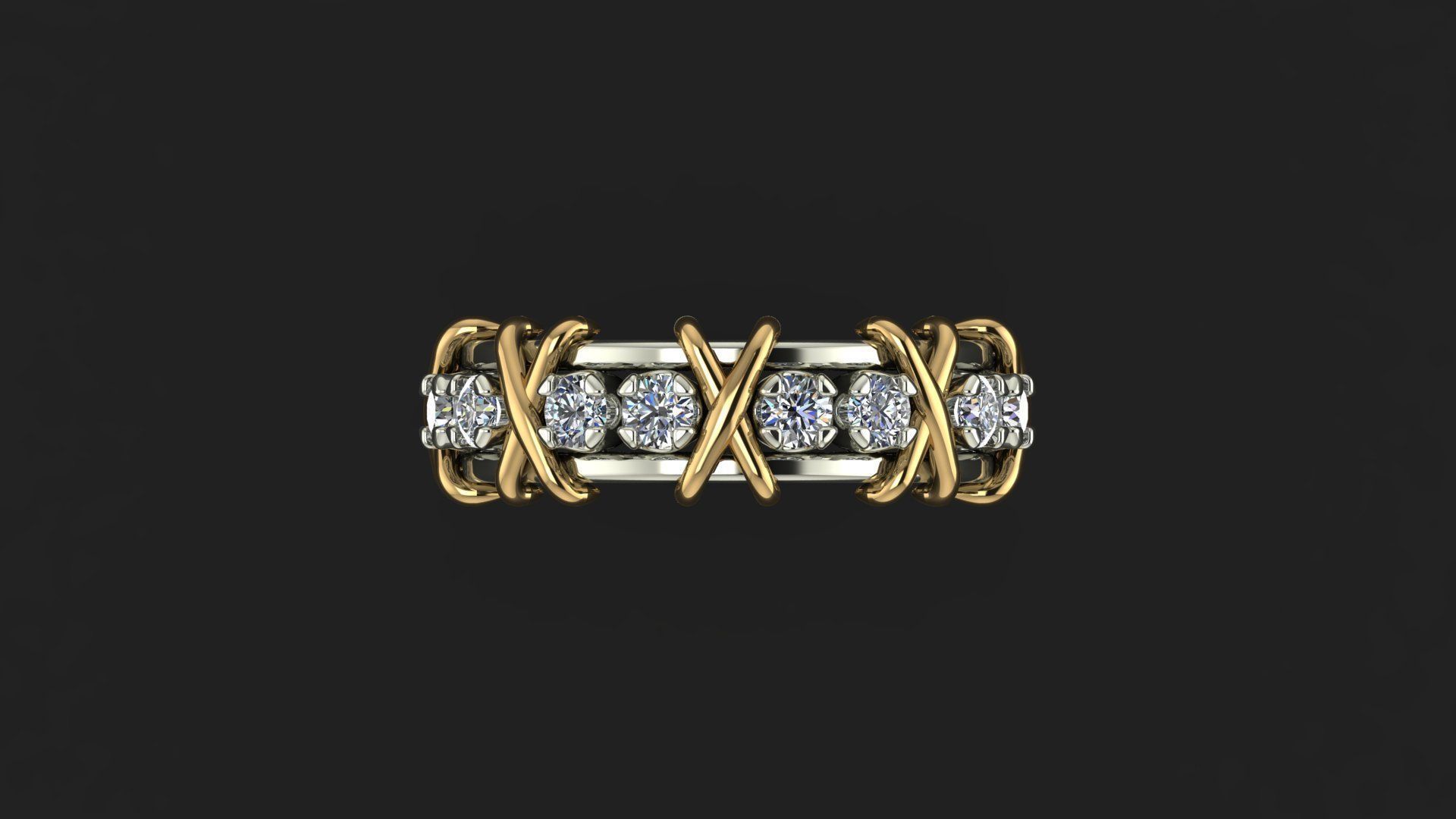 Tiffany Ring This model is like the original 3D print model_2