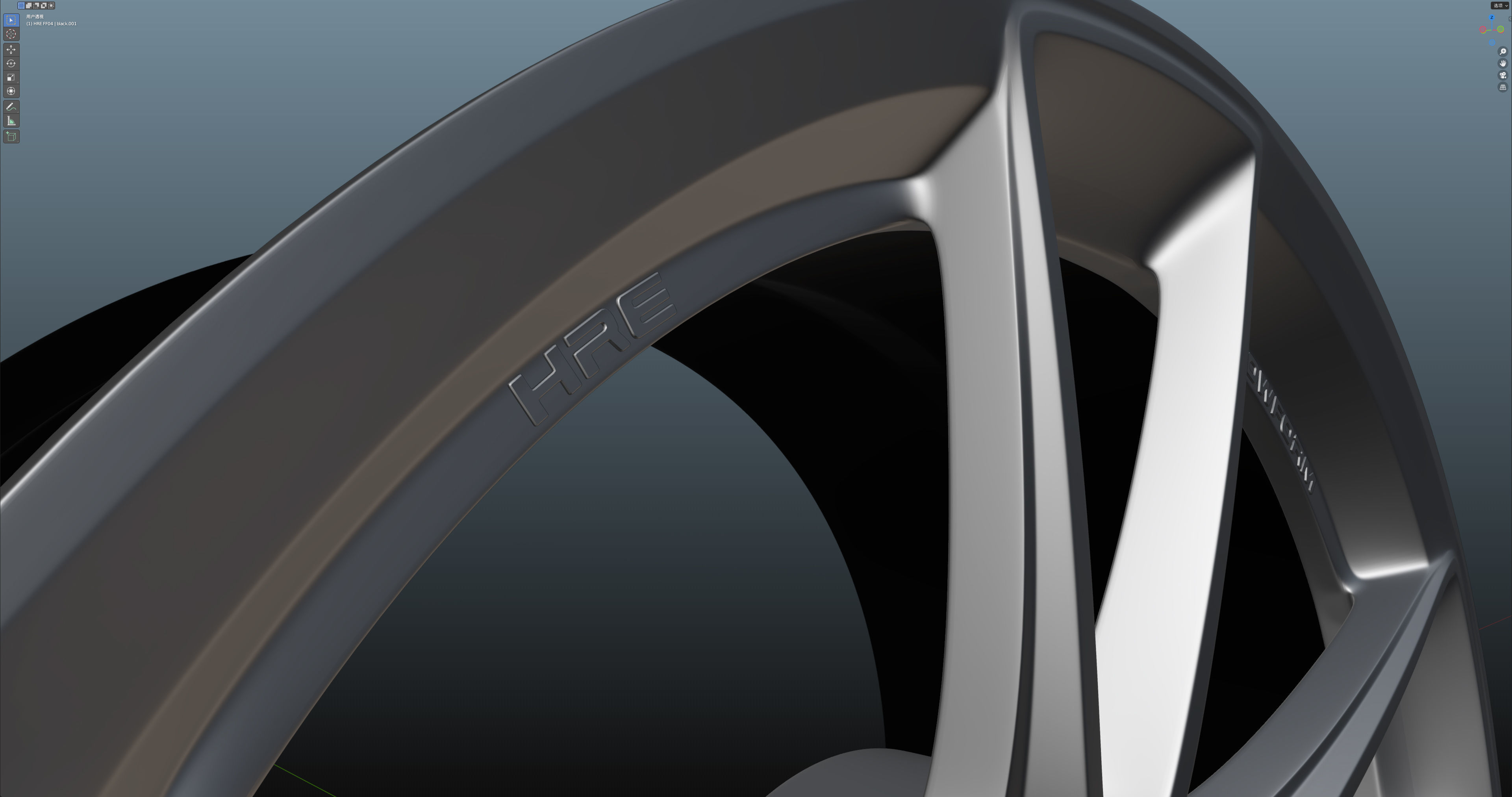 HRE FF04 Low-poly 3D model_20