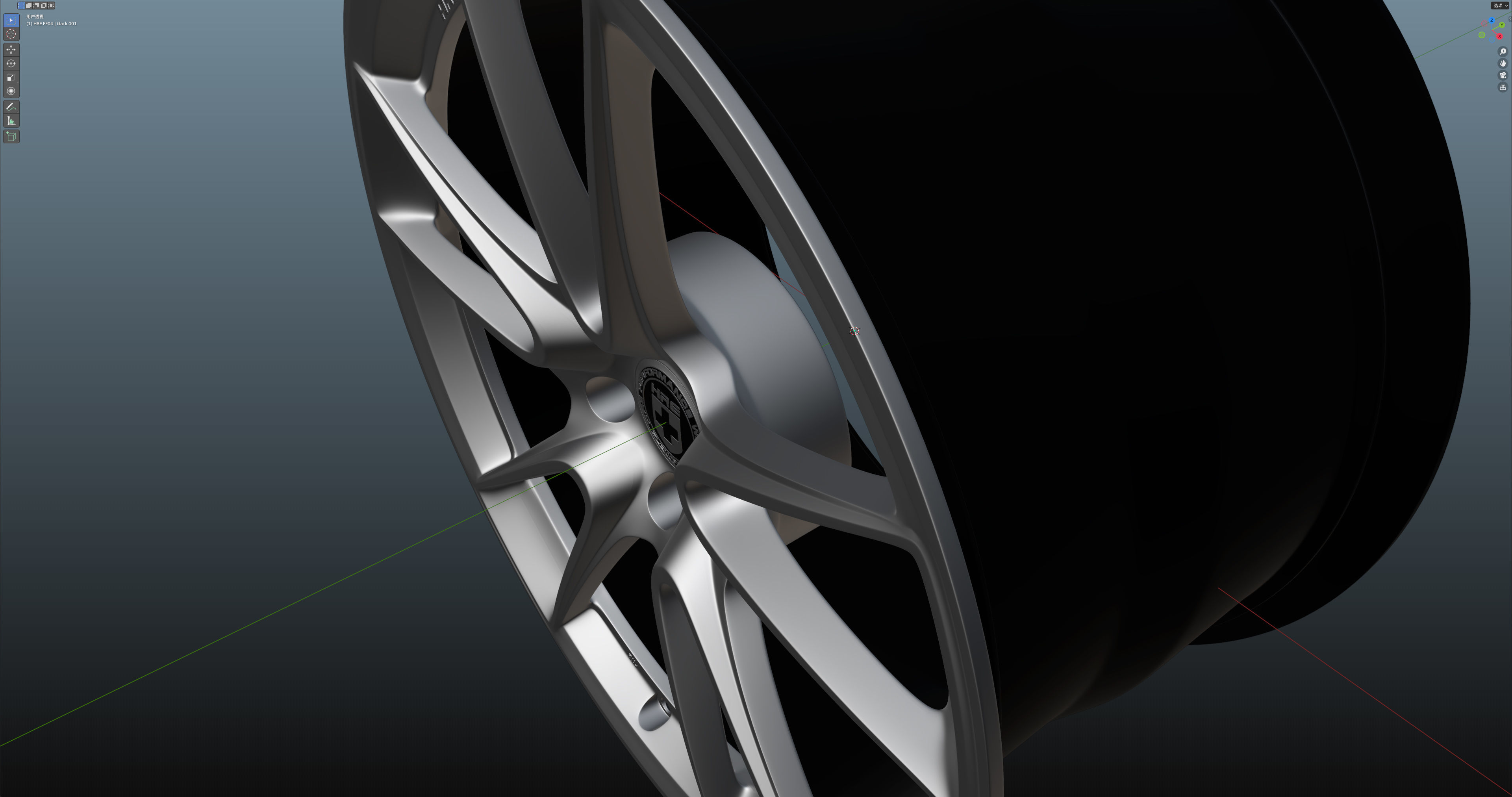 HRE FF04 Low-poly 3D model_14