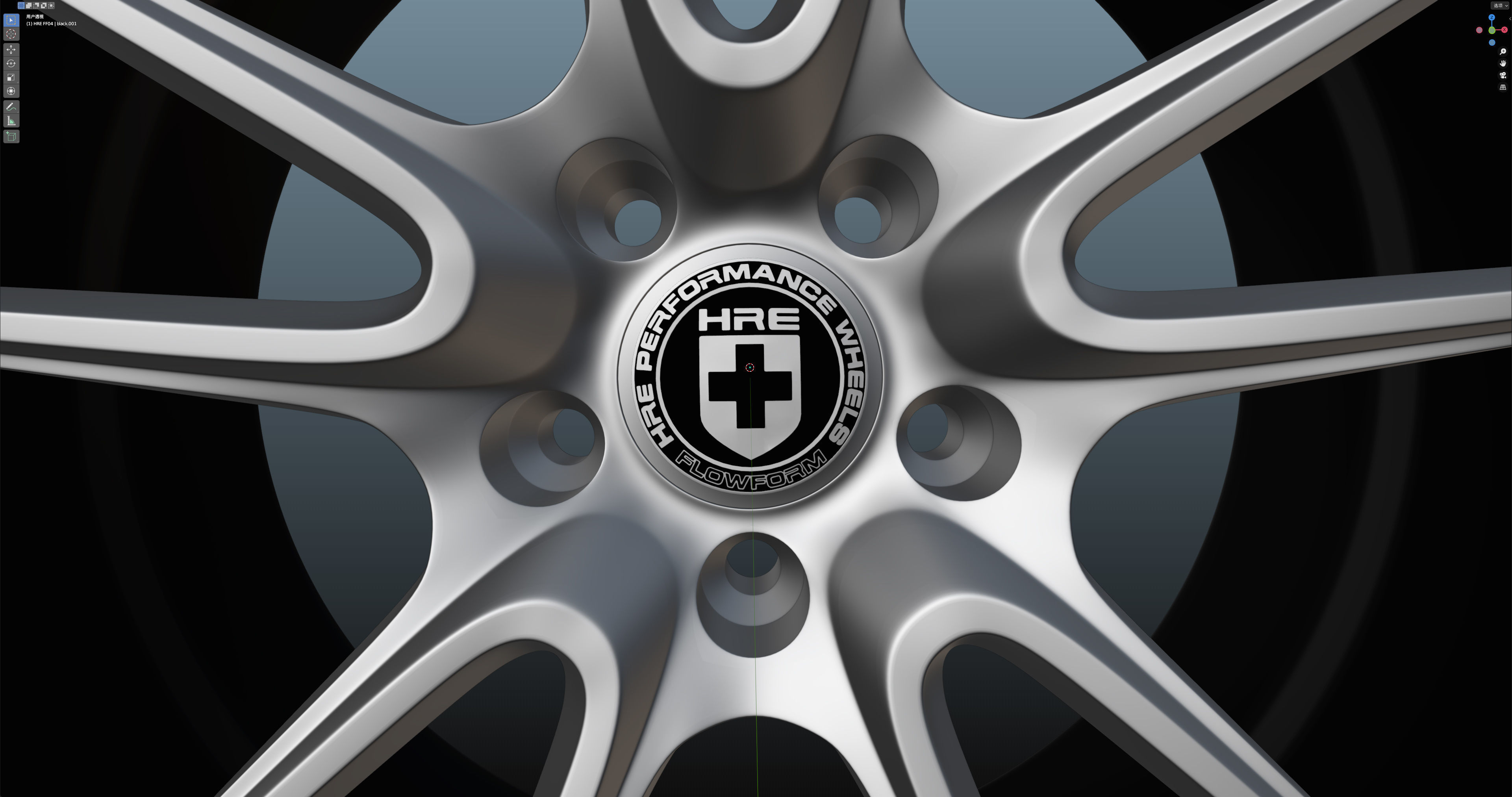 HRE FF04 Low-poly 3D model_16