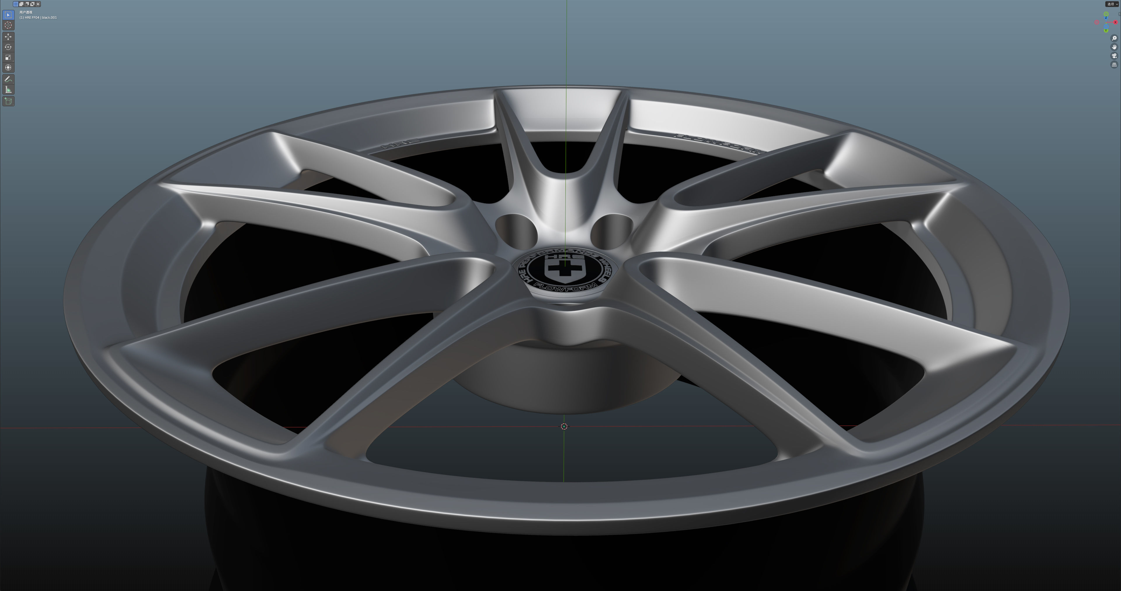 HRE FF04 Low-poly 3D model_15