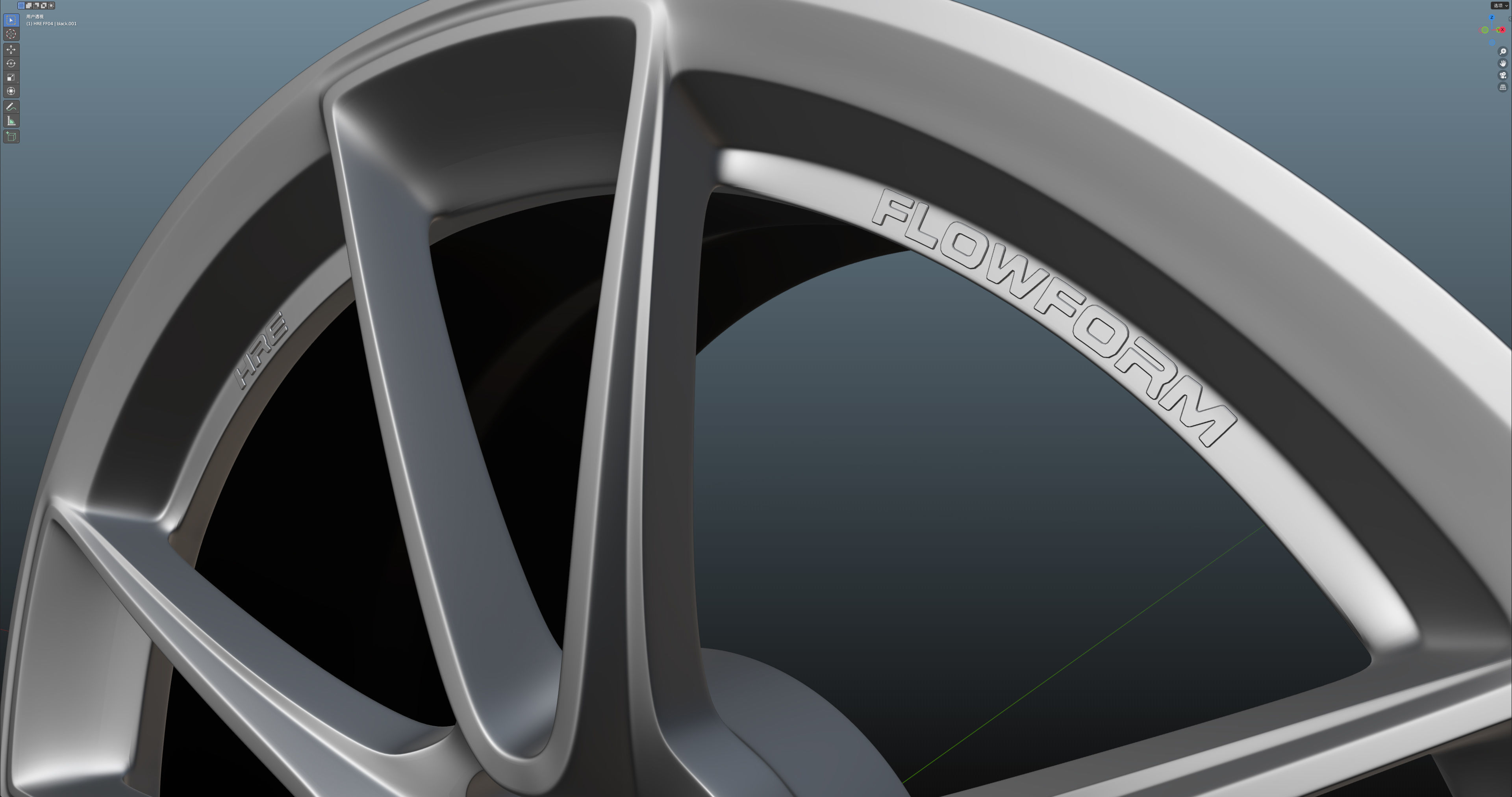 HRE FF04 Low-poly 3D model_21