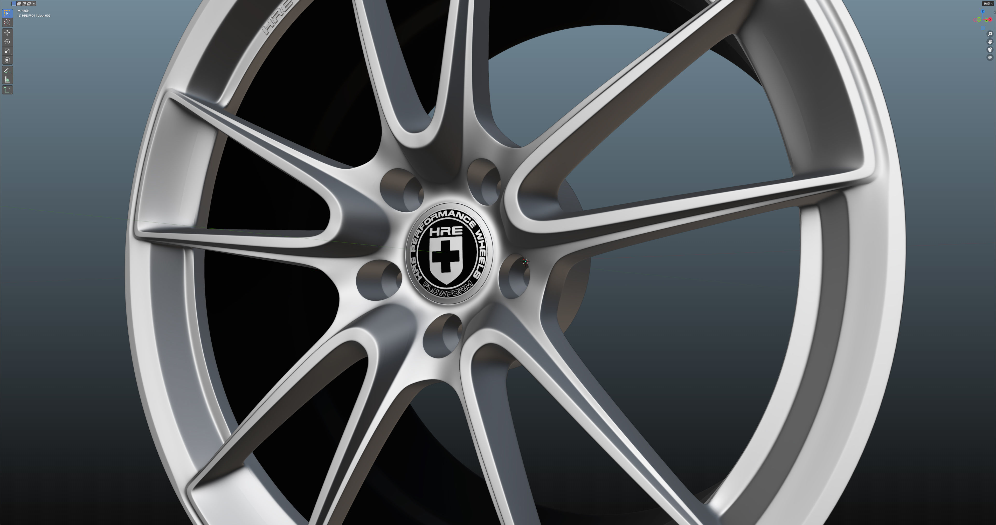 HRE FF04 Low-poly 3D model_17