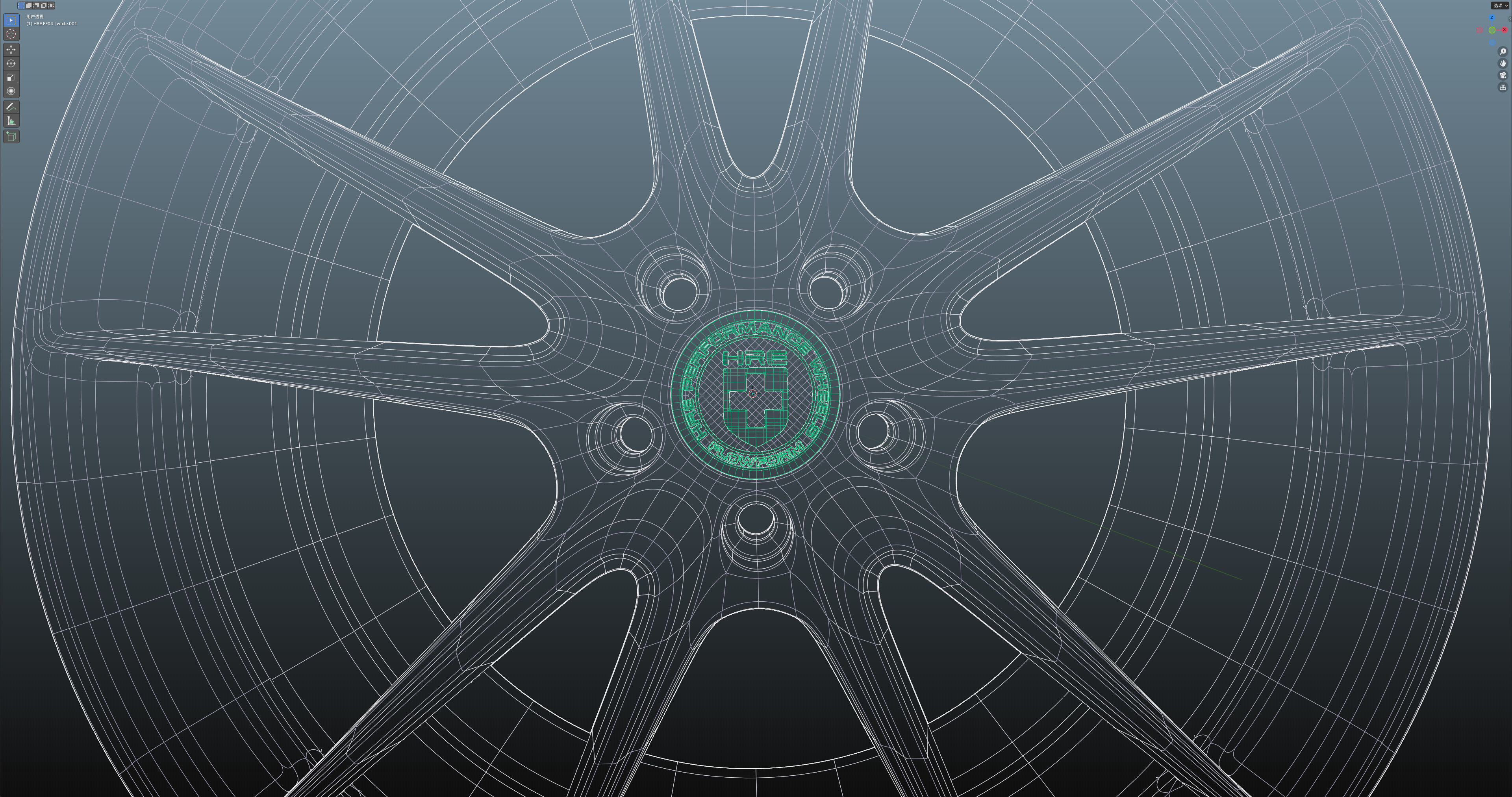 HRE FF04 Low-poly 3D model_27