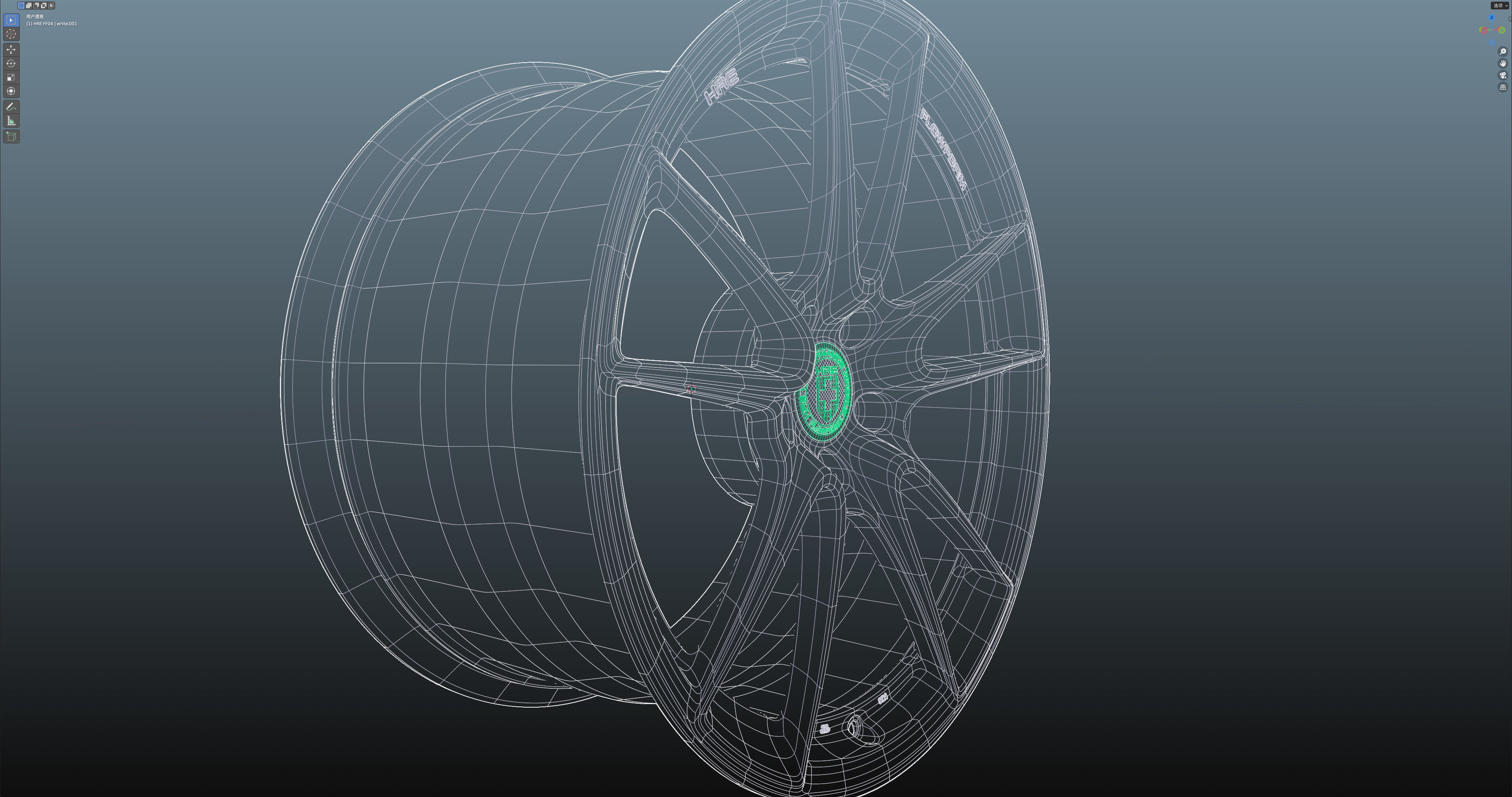 HRE FF04 Low-poly 3D model_24