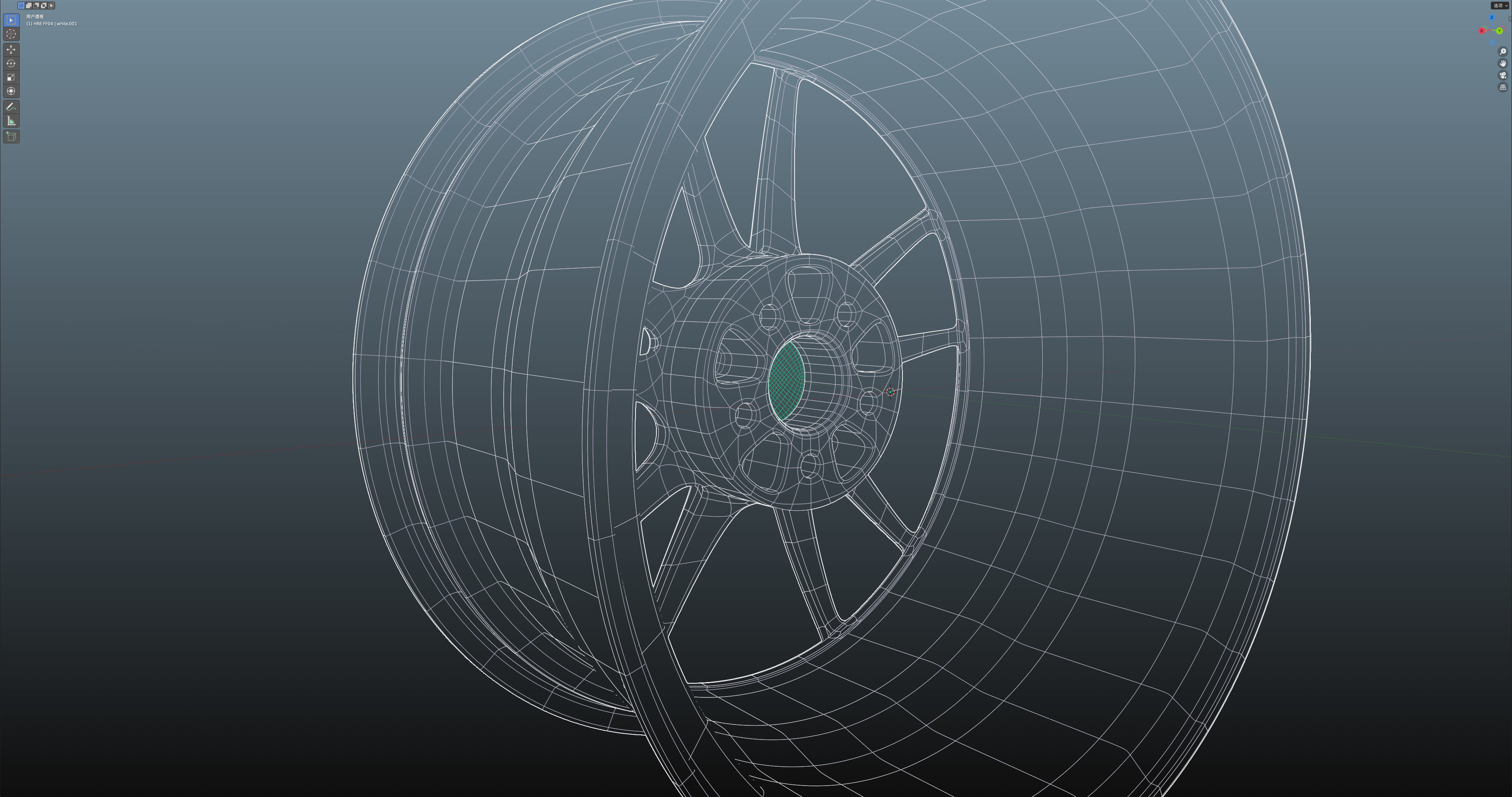 HRE FF04 Low-poly 3D model_26