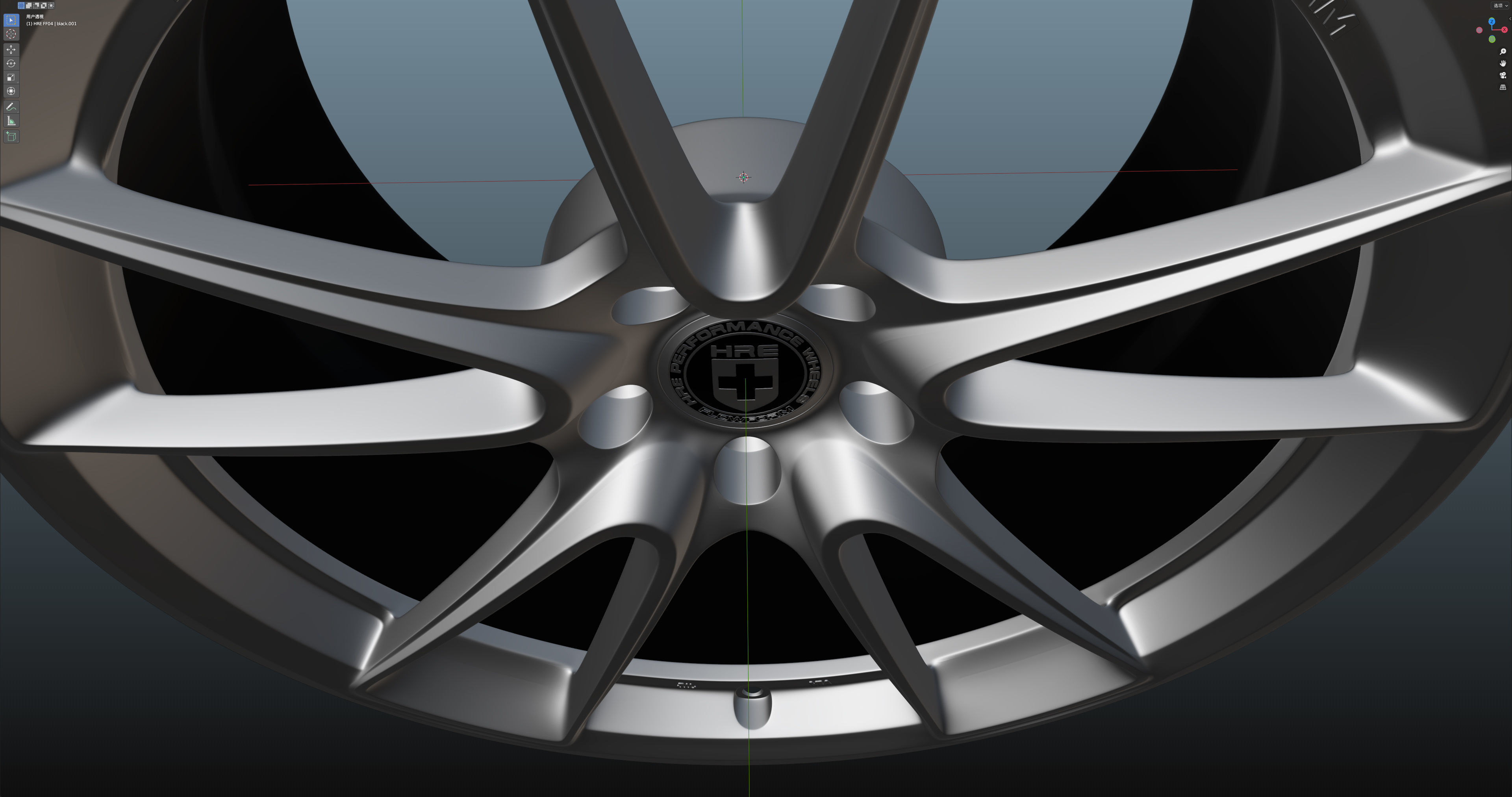 HRE FF04 Low-poly 3D model_18