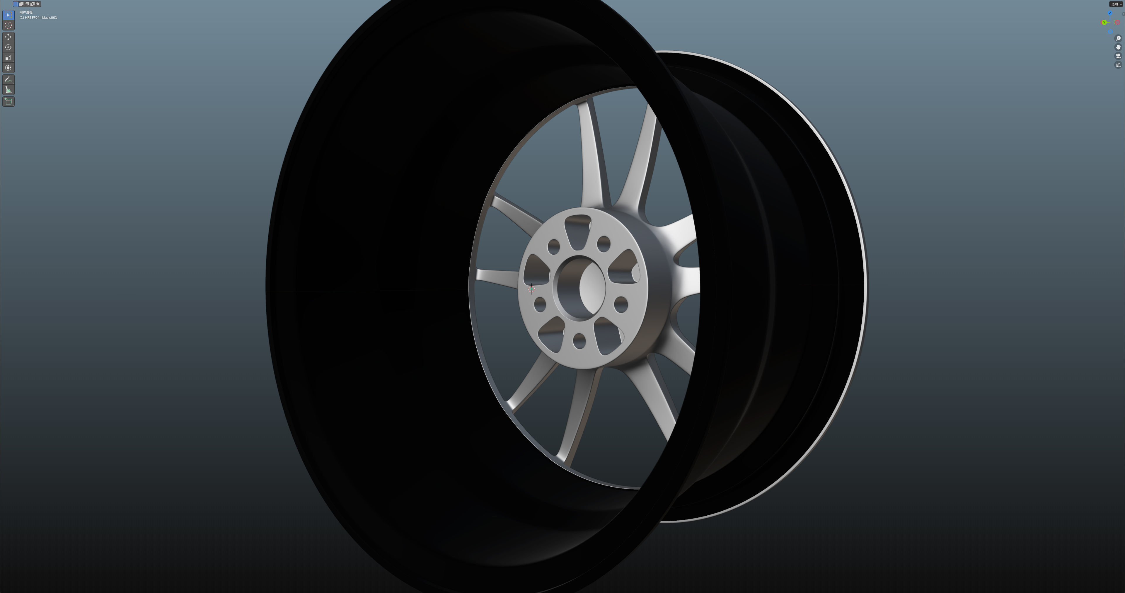 HRE FF04 Low-poly 3D model_12