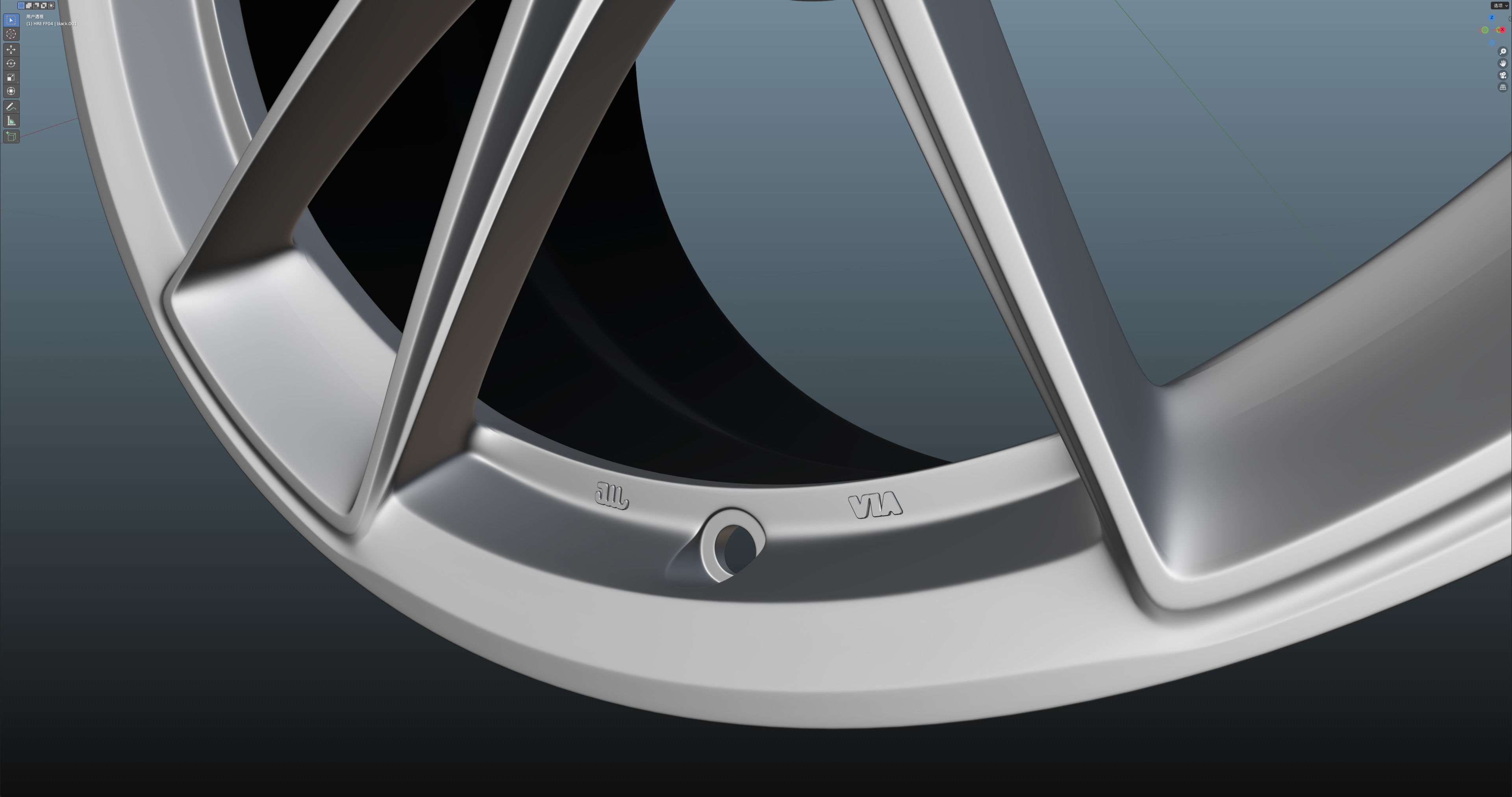 HRE FF04 Low-poly 3D model_22