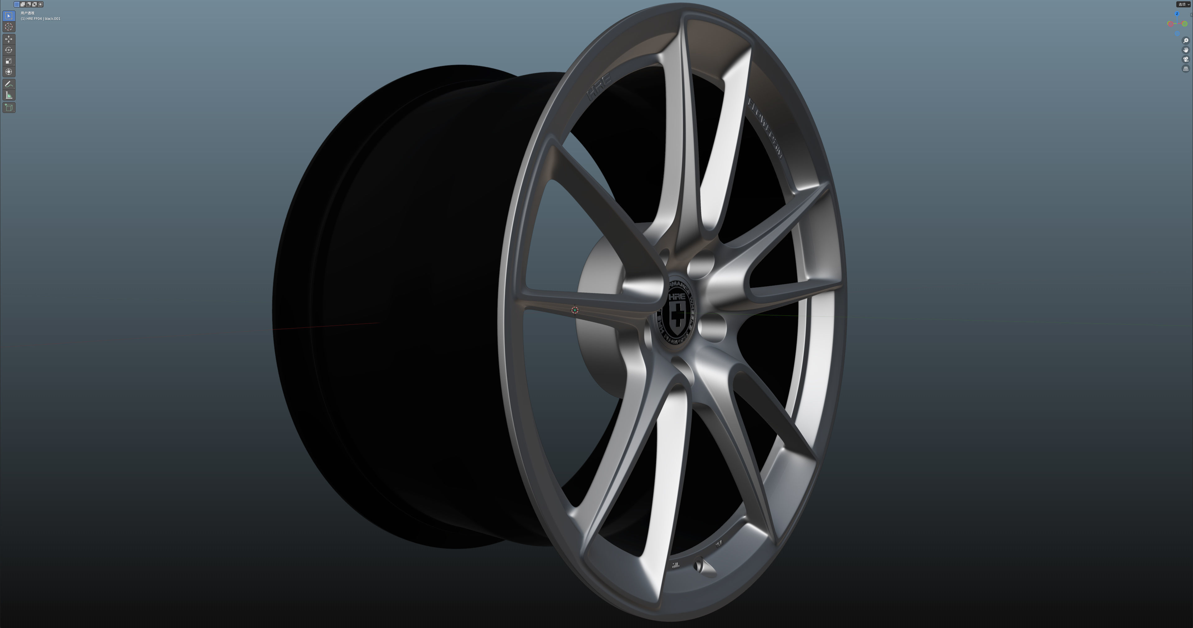 HRE FF04 Low-poly 3D model_11