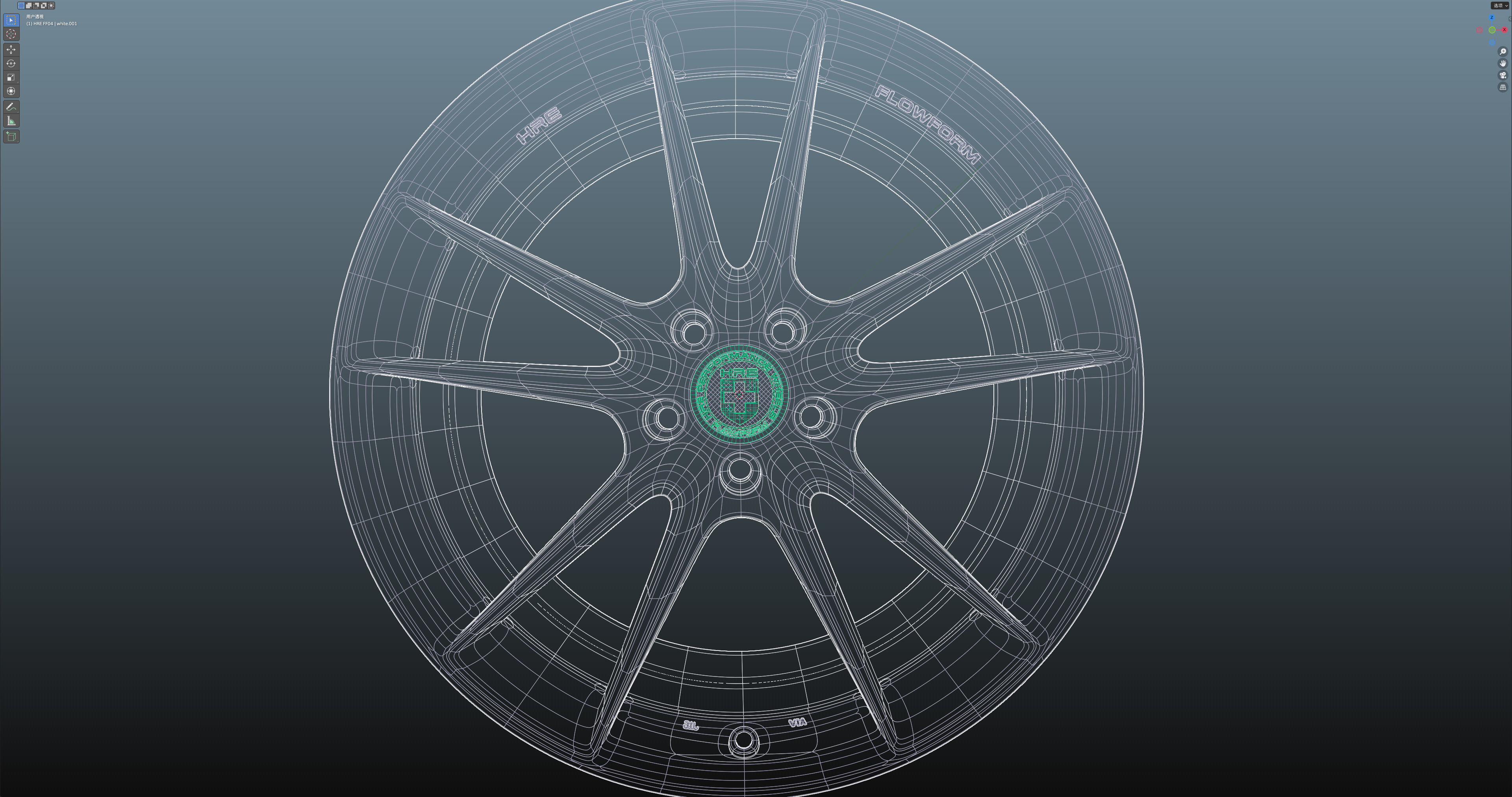 HRE FF04 Low-poly 3D model_23