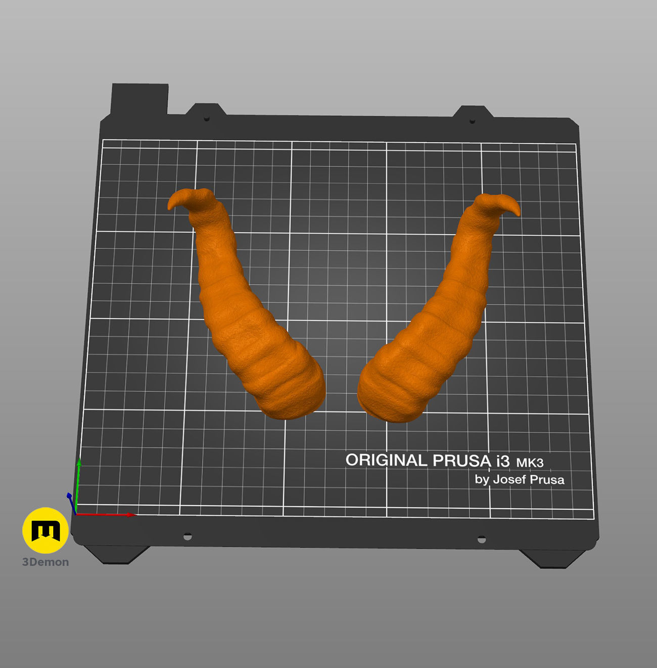 Eyjafjalla Horns Arknights 3D print model_4