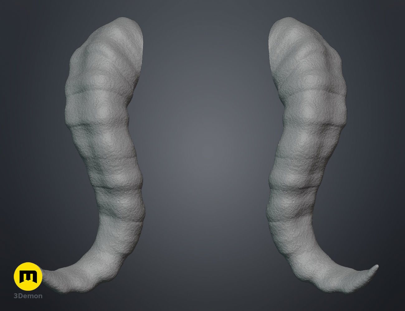 Eyjafjalla Horns Arknights 3D print model_14