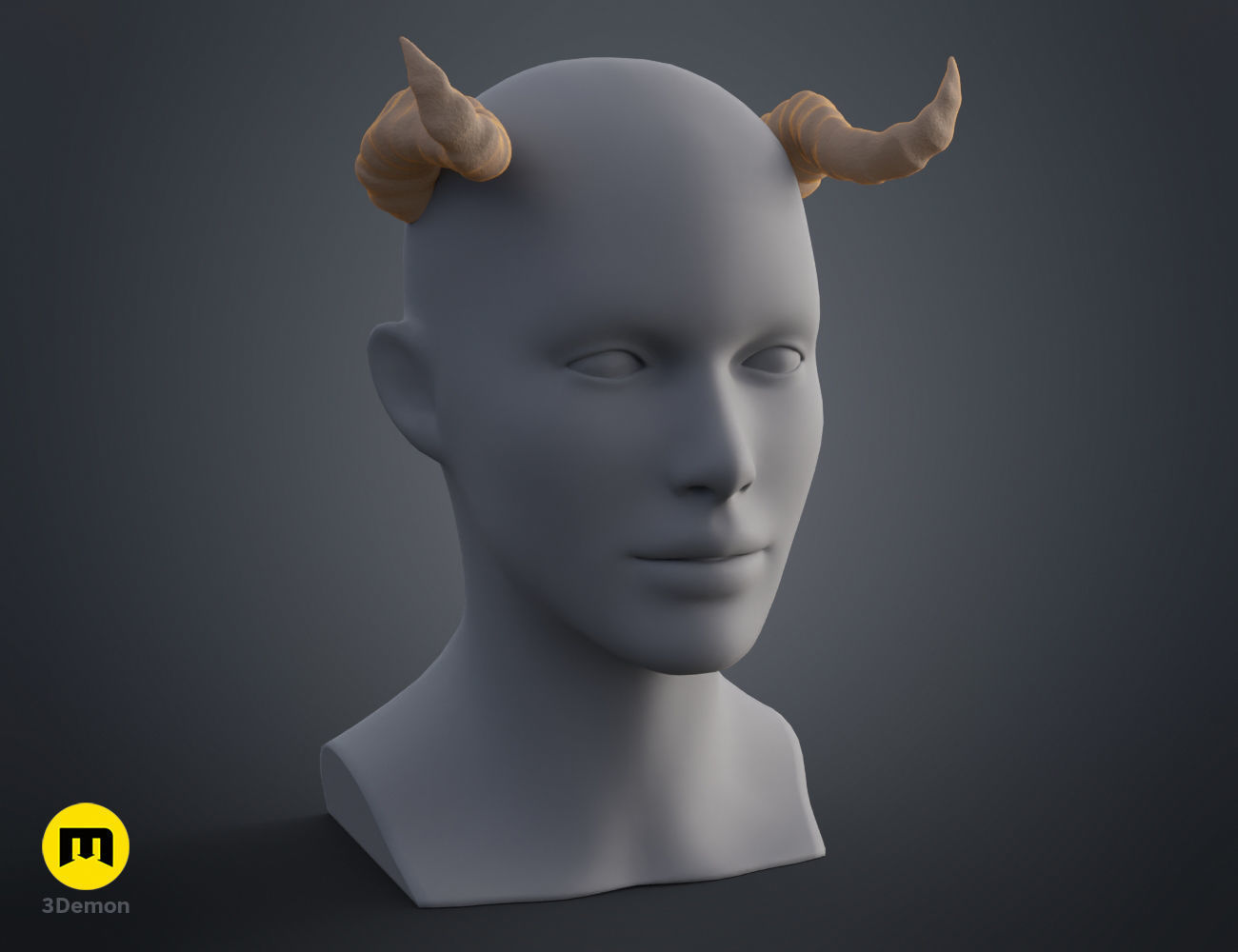 Eyjafjalla Horns Arknights 3D print model_5