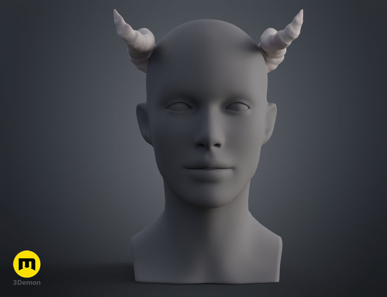 Eyjafjalla Horns Arknights 3D print model_2