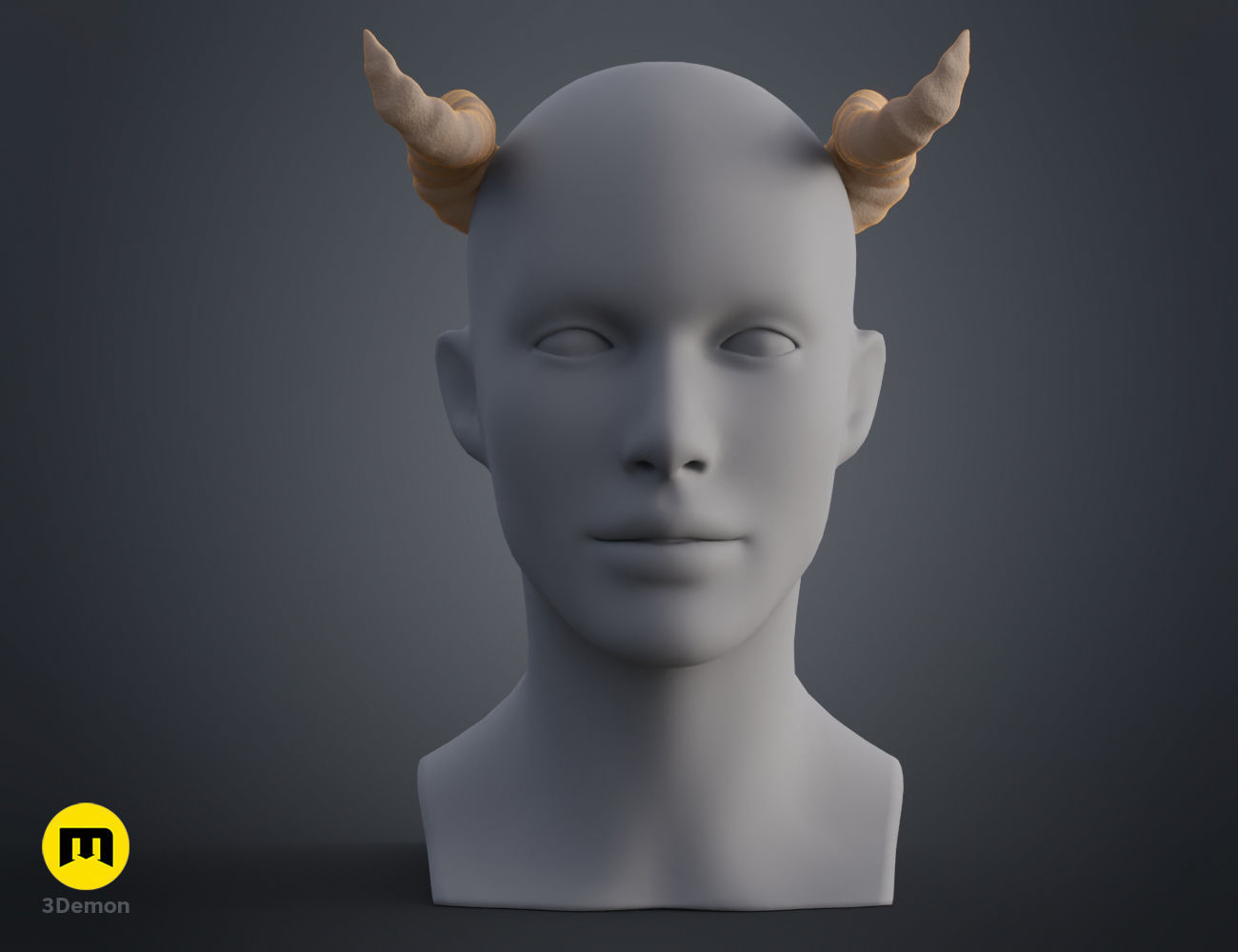 Eyjafjalla Horns Arknights 3D print model_8