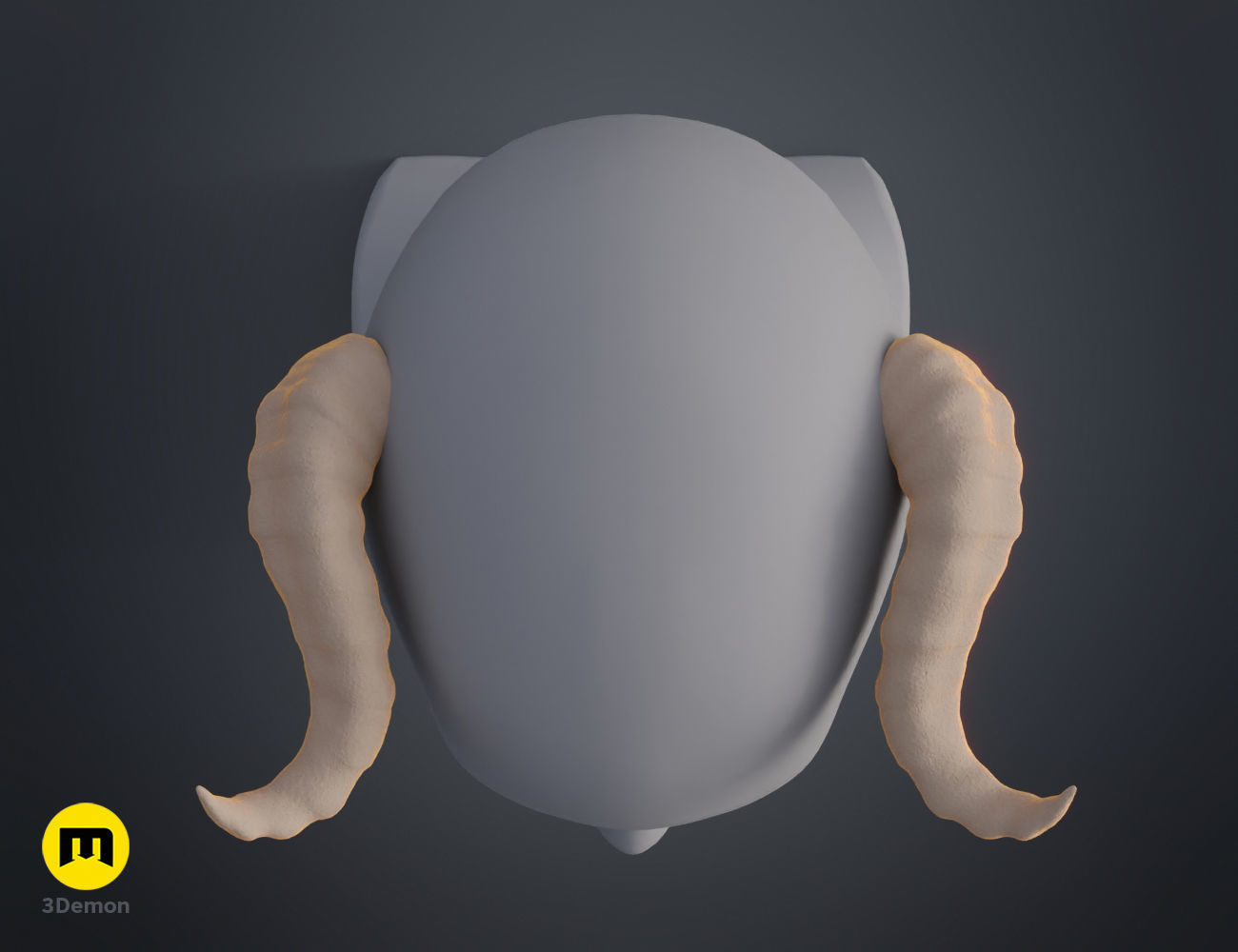 Eyjafjalla Horns Arknights 3D print model_10