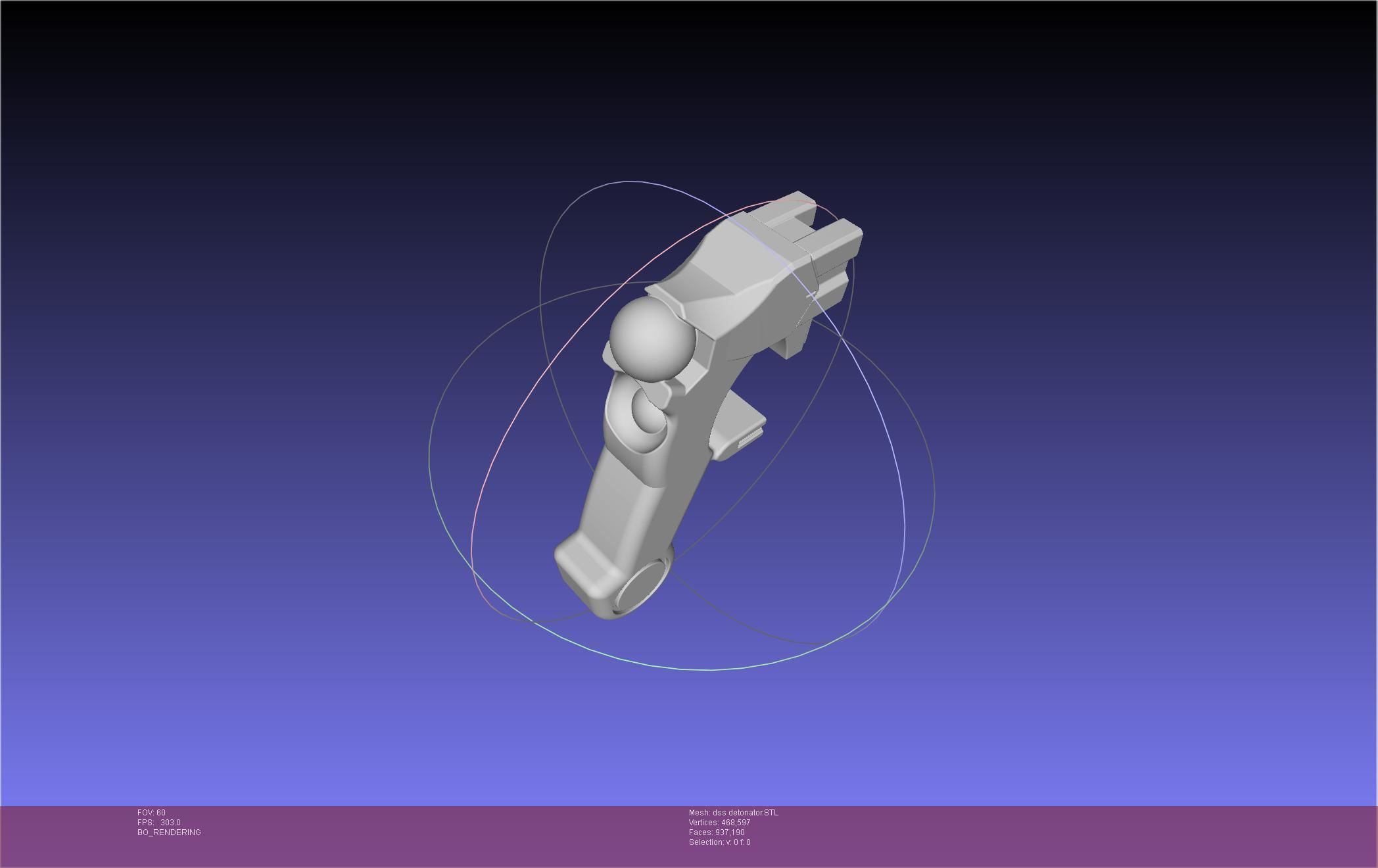 Evangelion DSS Choker Remote Detonator 3D print model_20