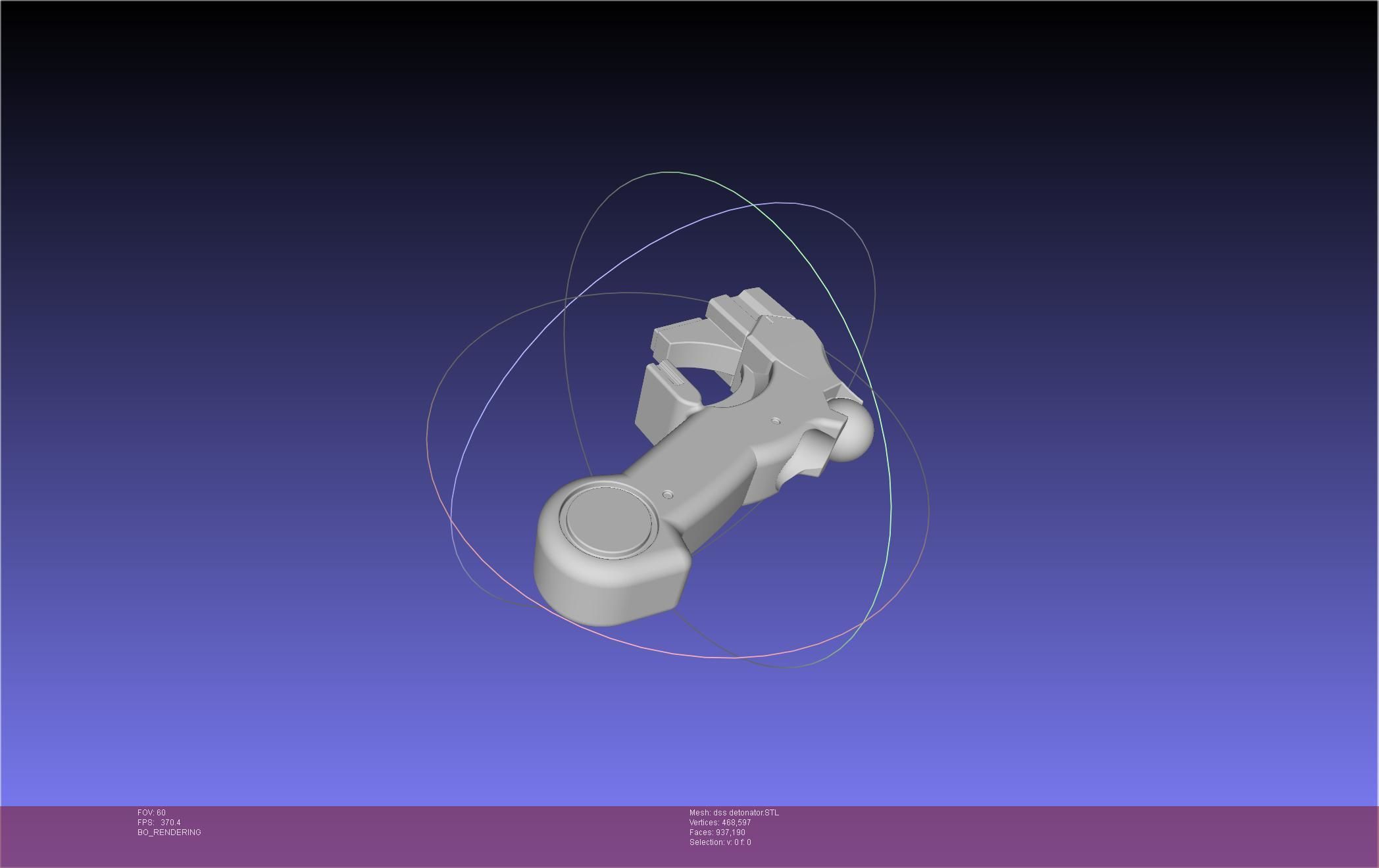 Evangelion DSS Choker Remote Detonator 3D print model_4