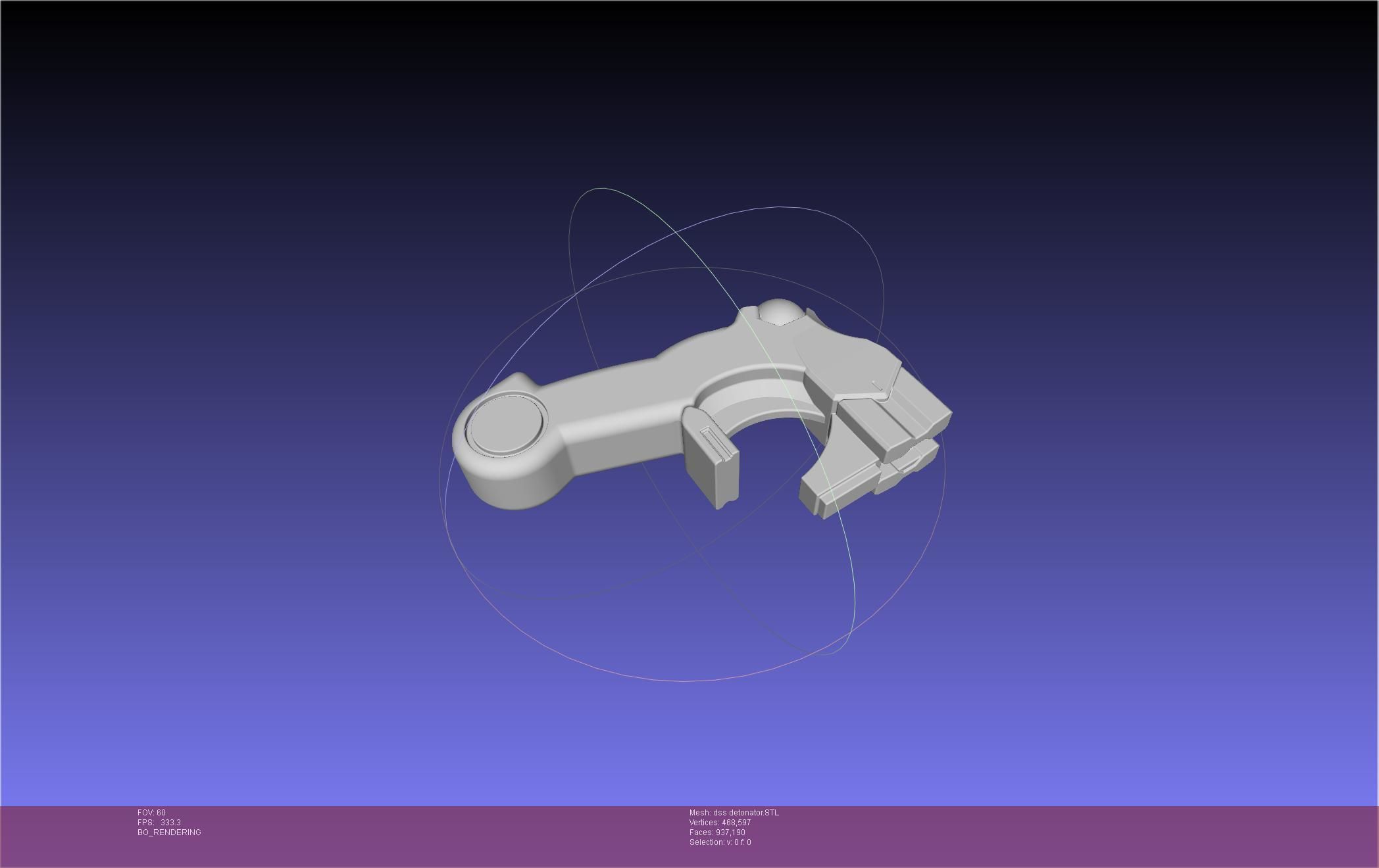 Evangelion DSS Choker Remote Detonator 3D print model_15