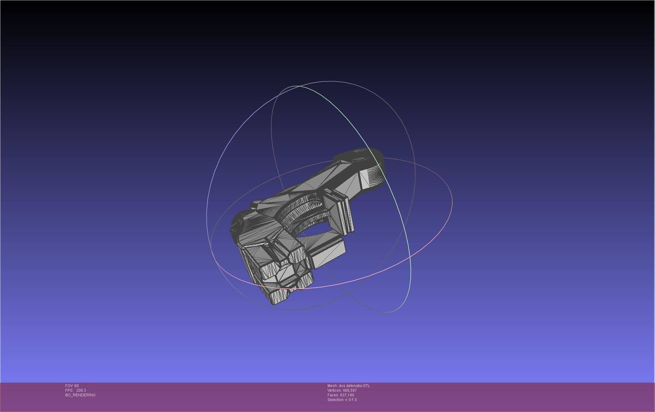 Evangelion DSS Choker Remote Detonator 3D print model_34