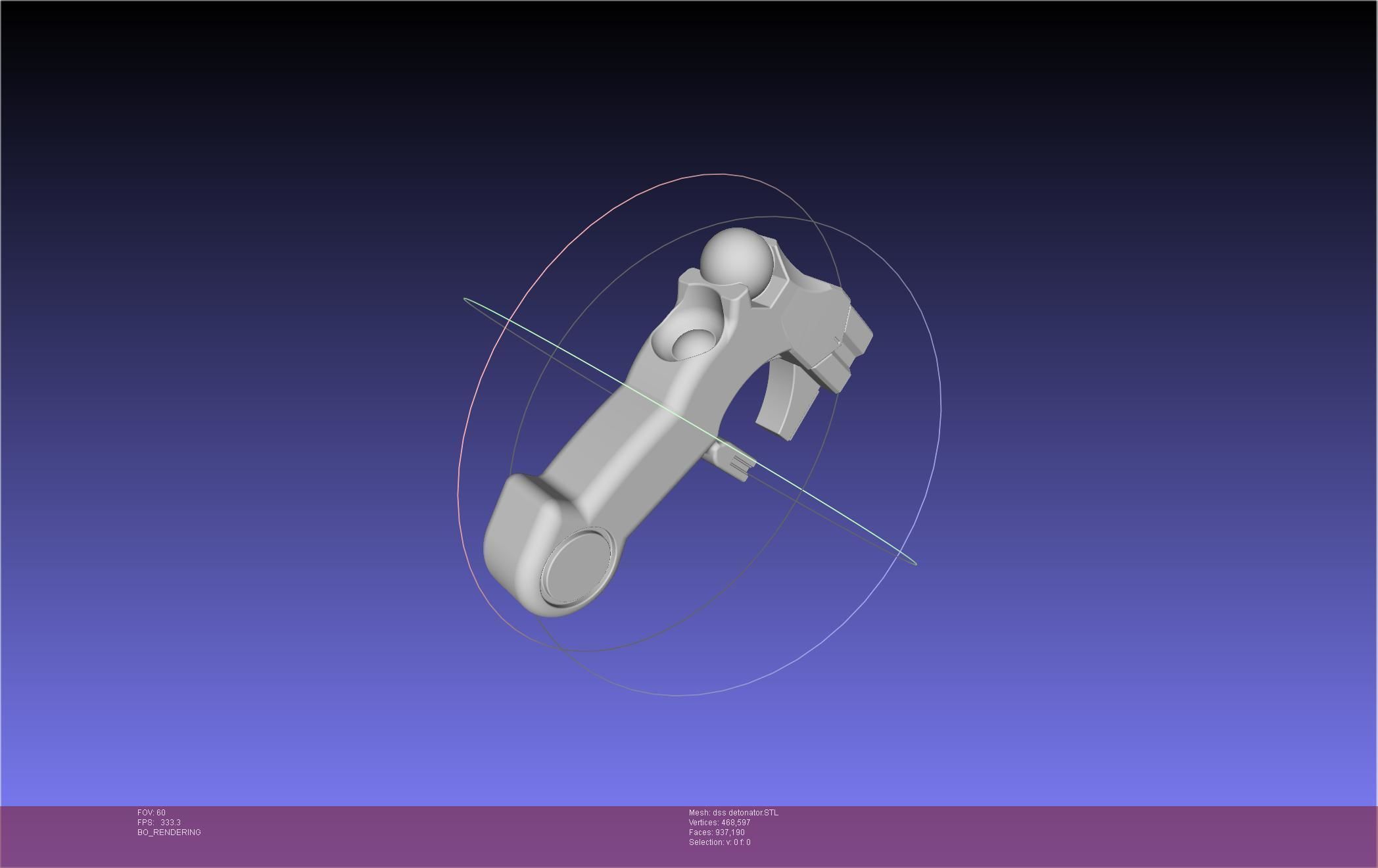 Evangelion DSS Choker Remote Detonator 3D print model_25