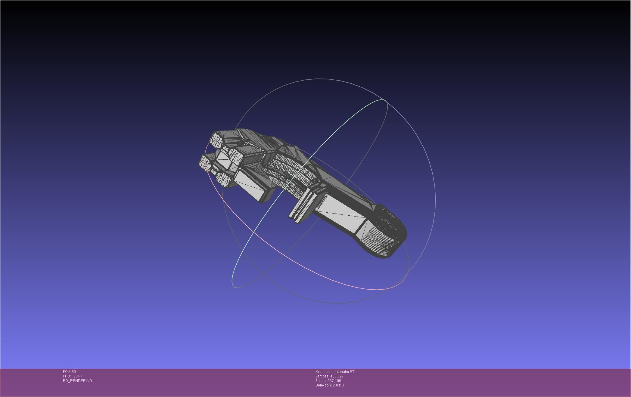 Evangelion DSS Choker Remote Detonator 3D print model_32