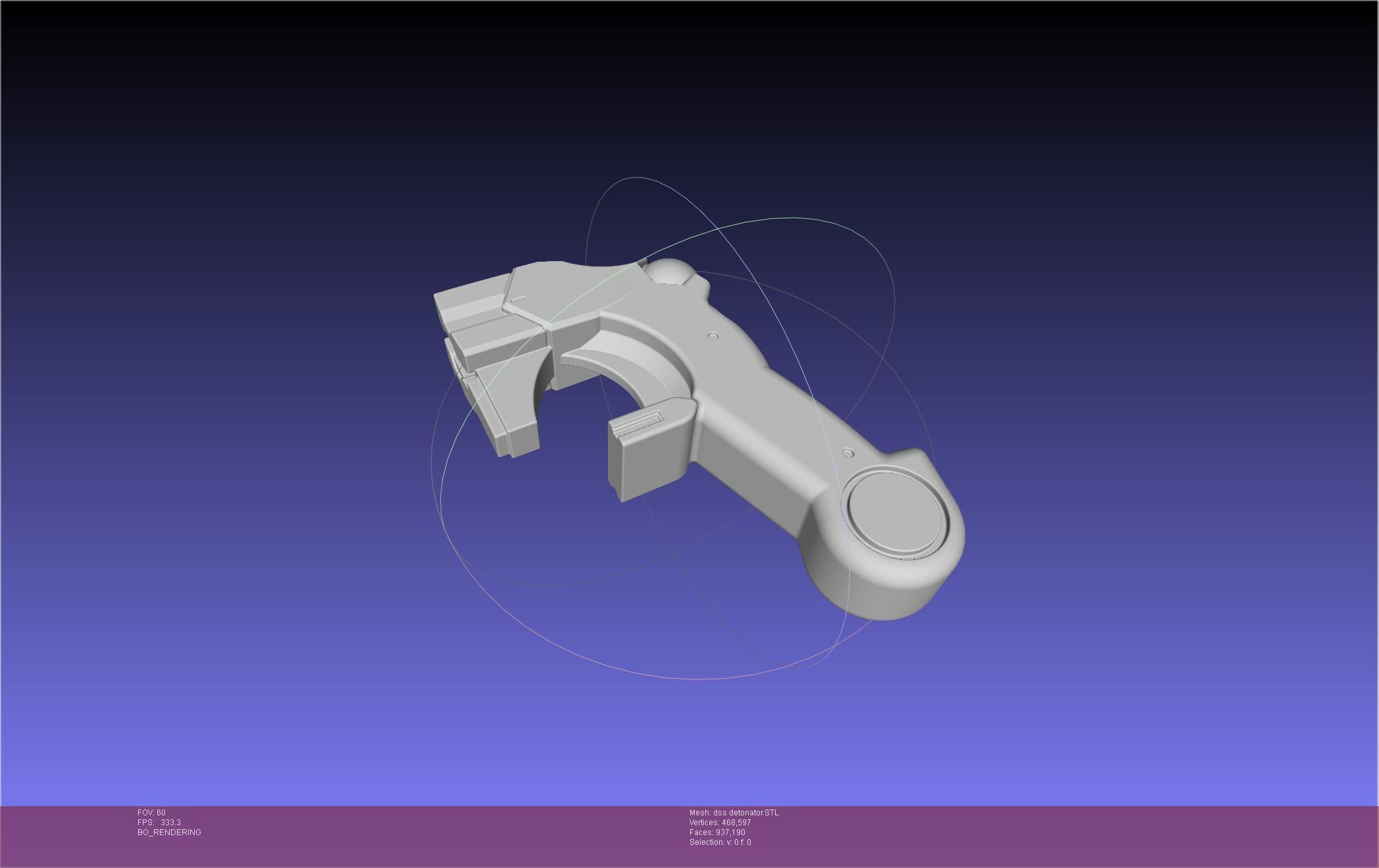 Evangelion DSS Choker Remote Detonator 3D print model_1