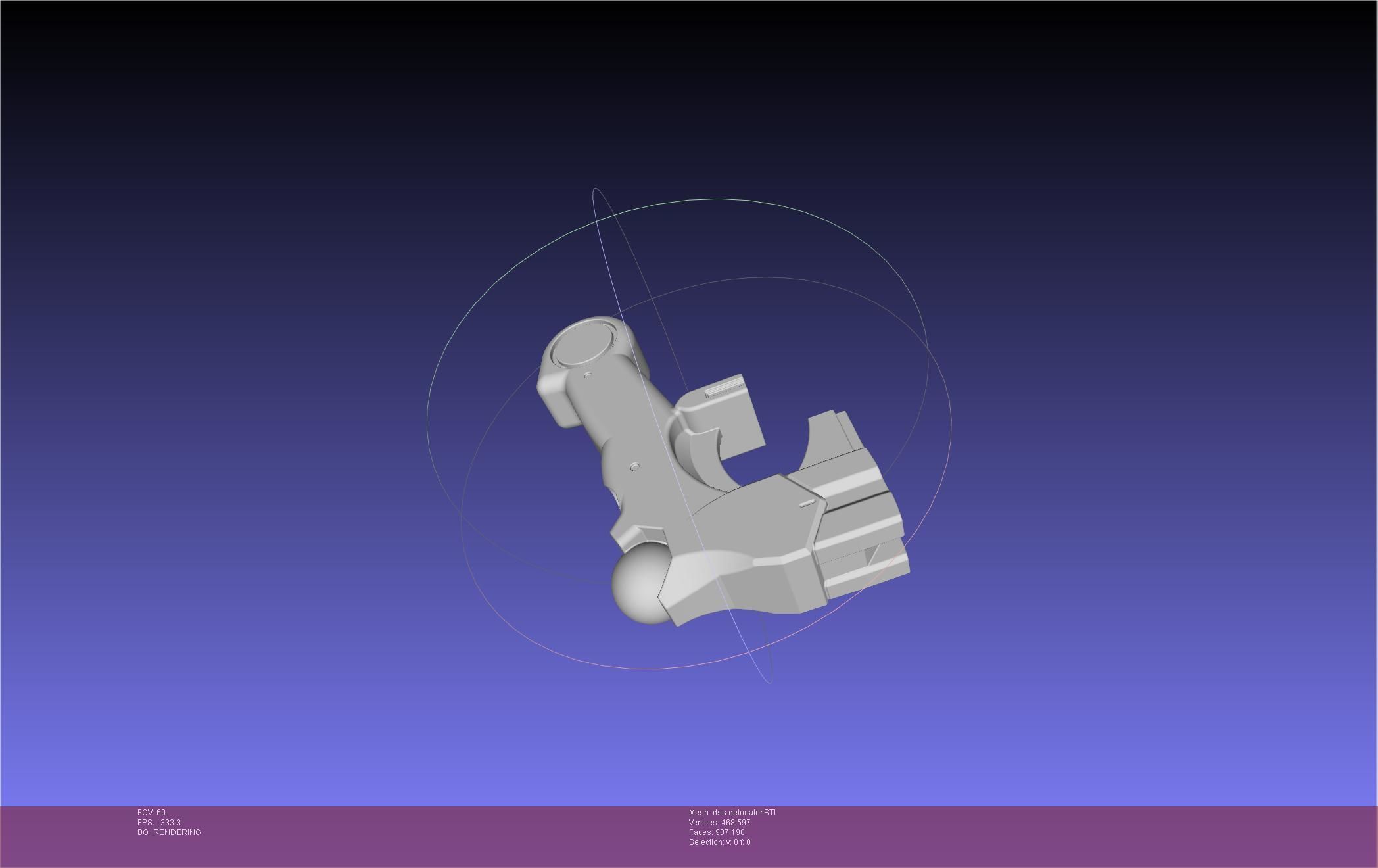 Evangelion DSS Choker Remote Detonator 3D print model_8