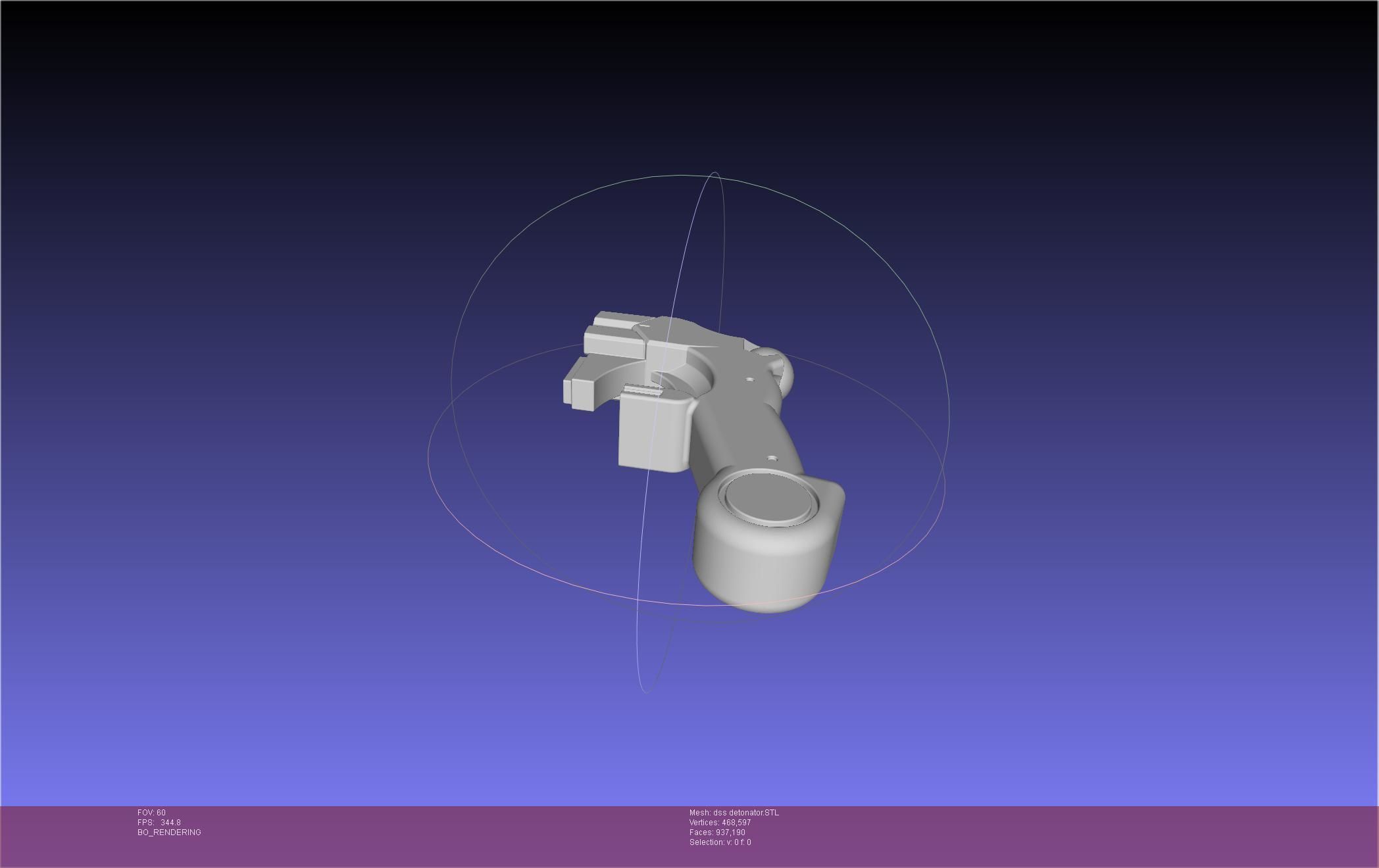 Evangelion DSS Choker Remote Detonator 3D print model_3