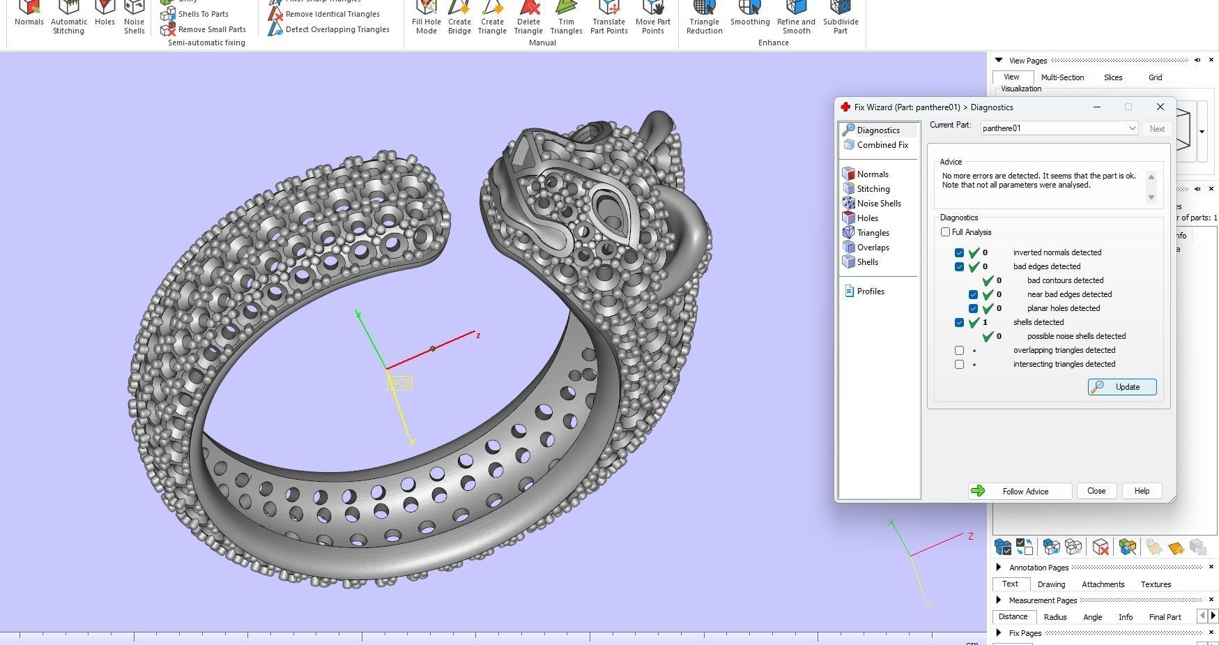 Panthere Ring Style 3D print model_9