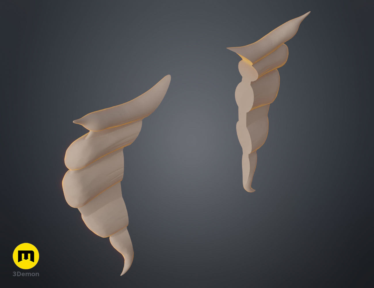 W Horns Arknights 3D print model_13