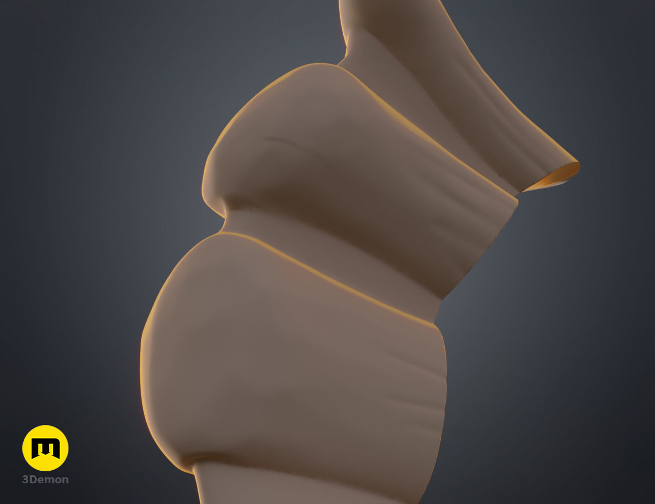 W Horns Arknights 3D print model_6