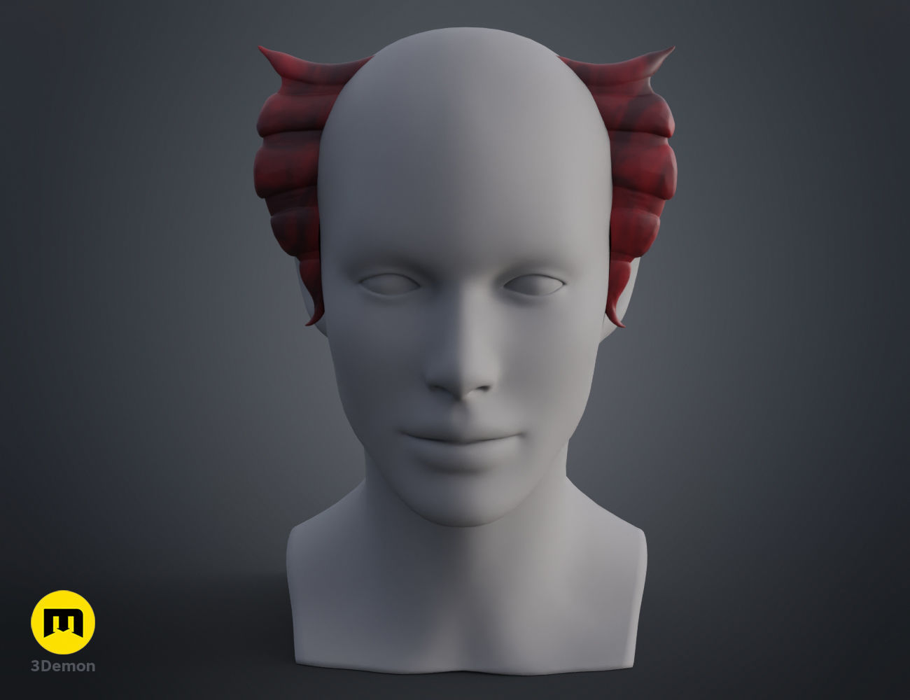 W Horns Arknights 3D print model_12