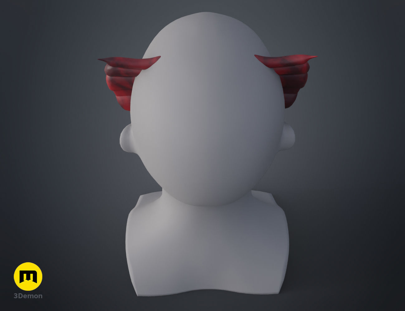 W Horns Arknights 3D print model_7