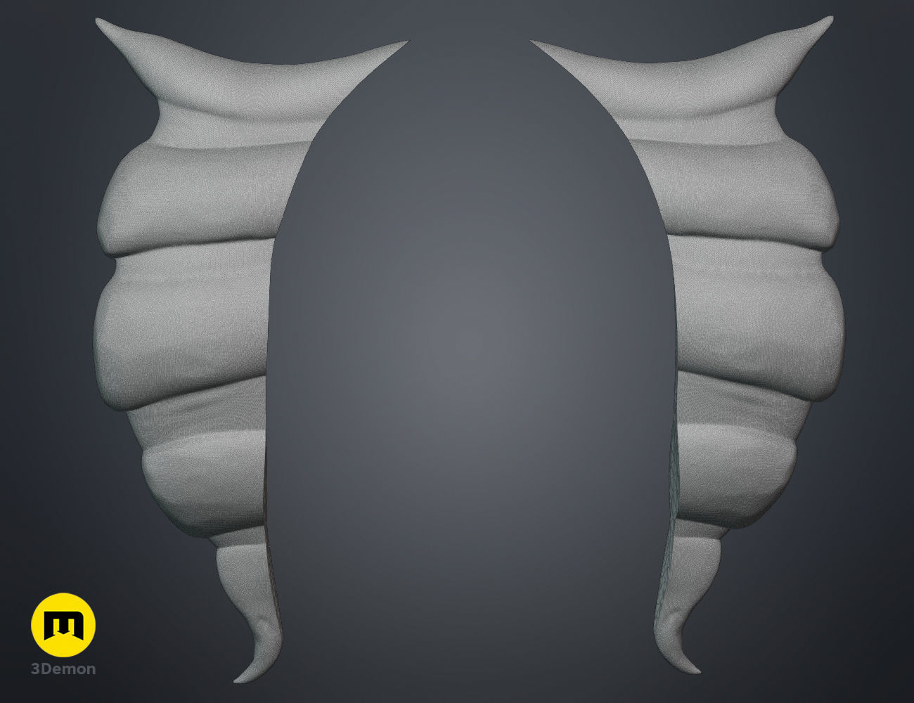 W Horns Arknights 3D print model_14