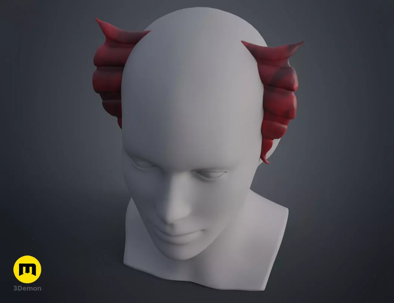 W Horns Arknights 3D print model_0