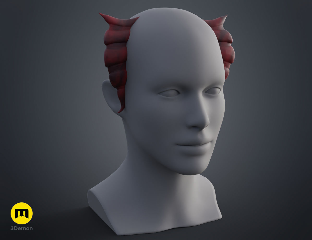 W Horns Arknights 3D print model_2