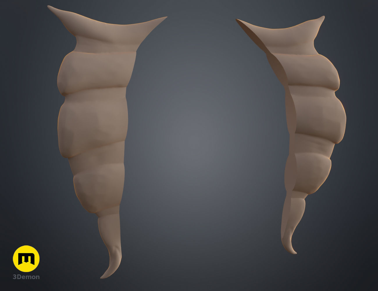 W Horns Arknights 3D print model_11