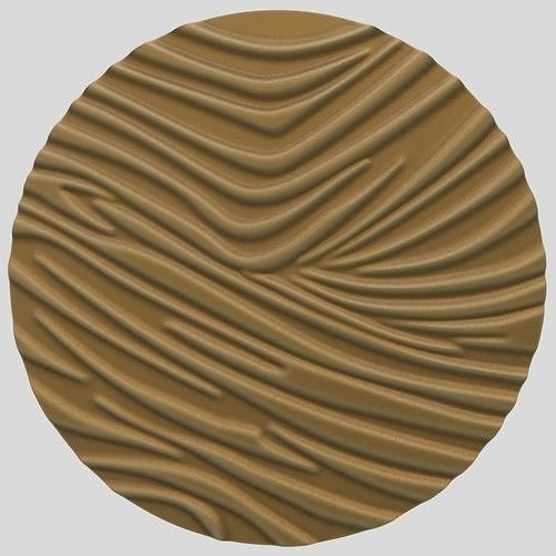Folds of fabric or flag for the background 3D print model