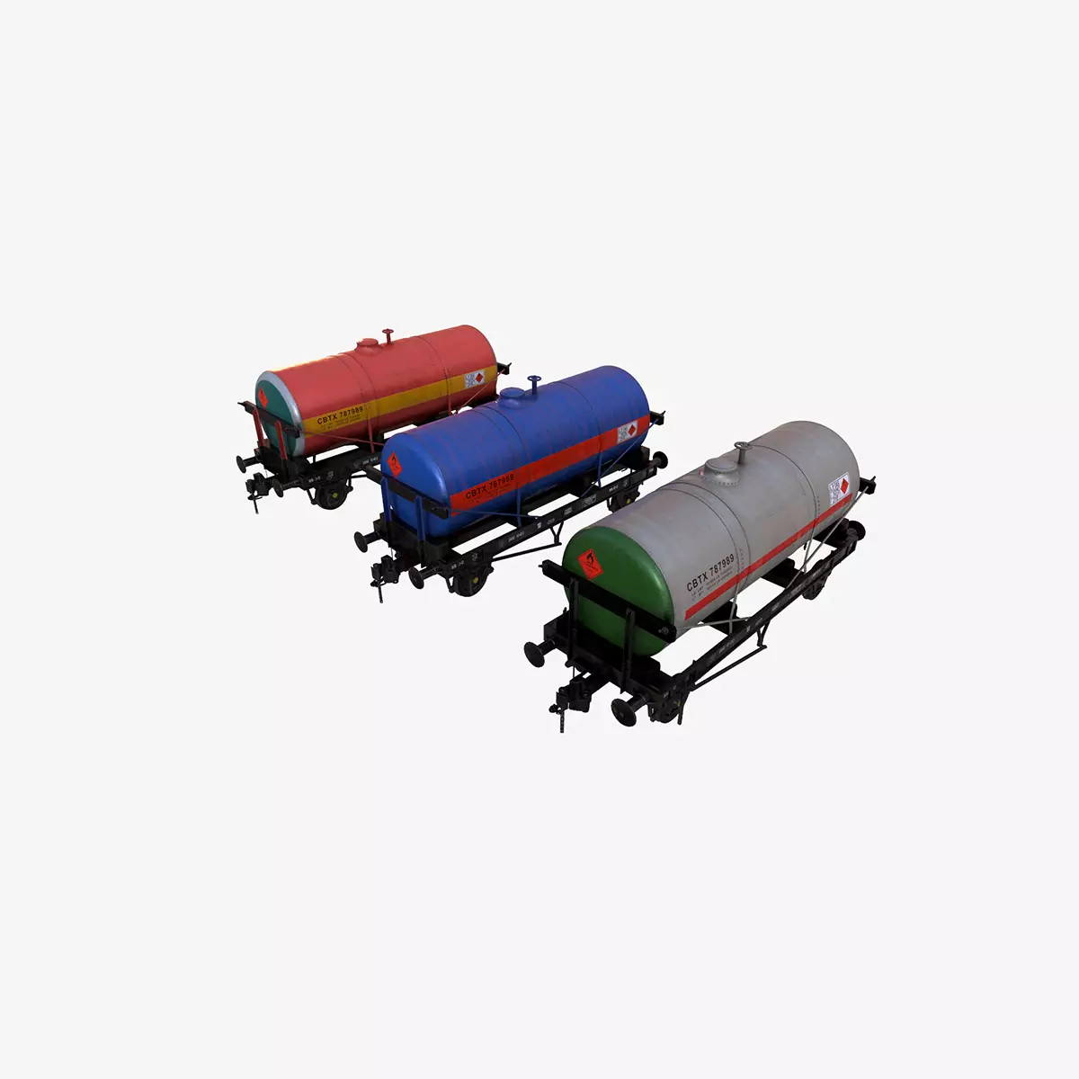Rail Tanker 3D model_0