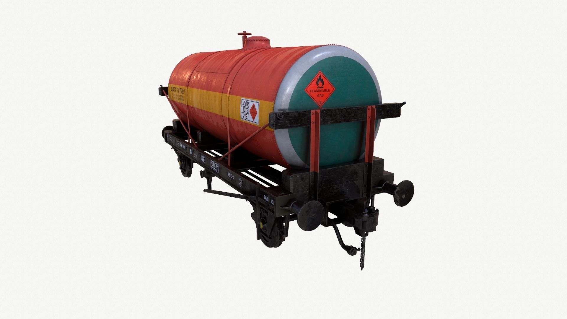 Rail Tanker 3D model_21