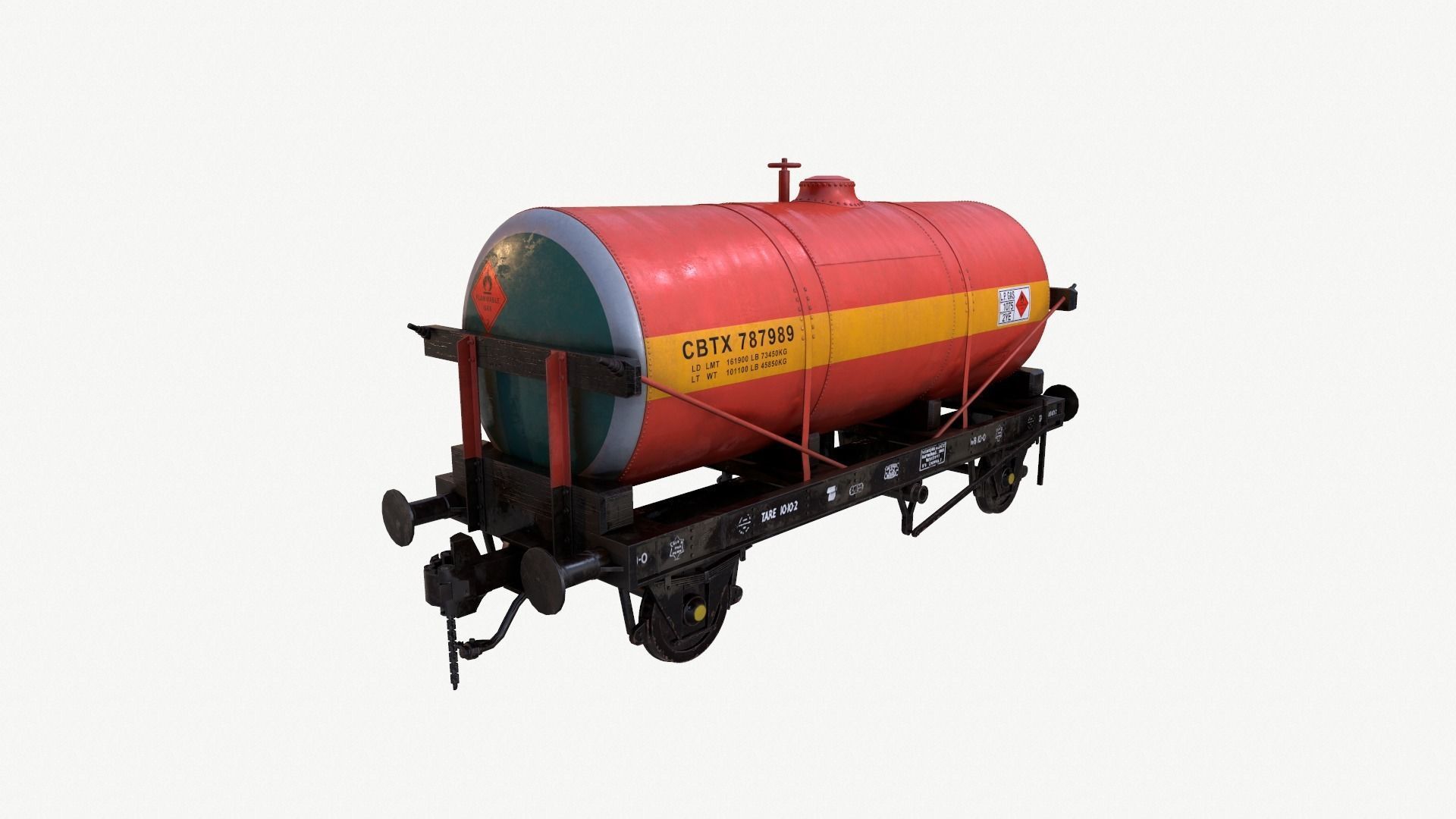 Rail Tanker 3D model_9